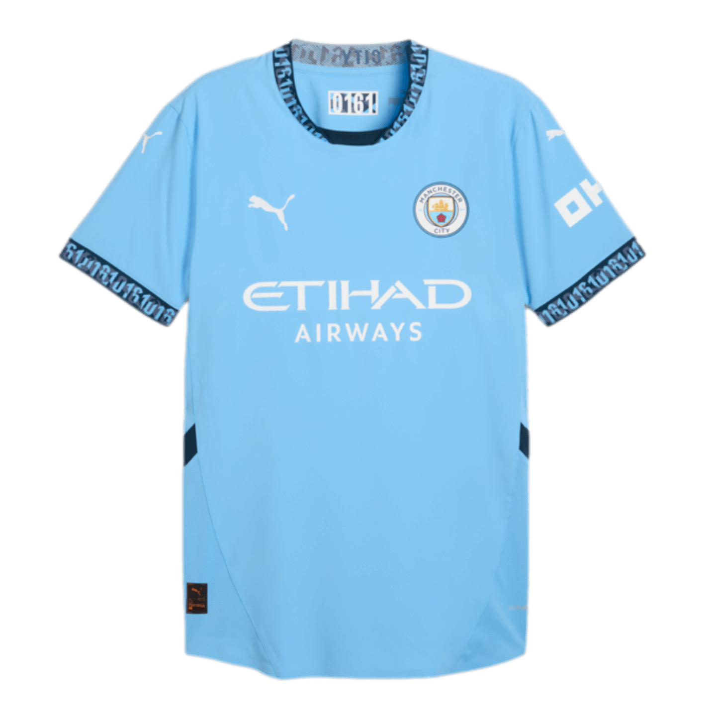 Camiseta de local auténtica del Manchester City 24/25 de Puma