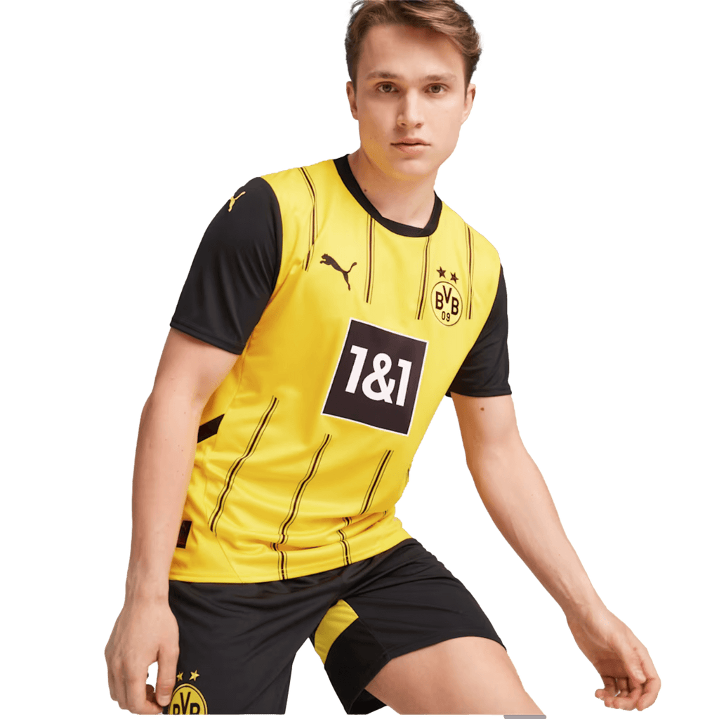 Puma Borussia Dortmund 24/25 Home Jersey Soccer 774946-01 Yellow