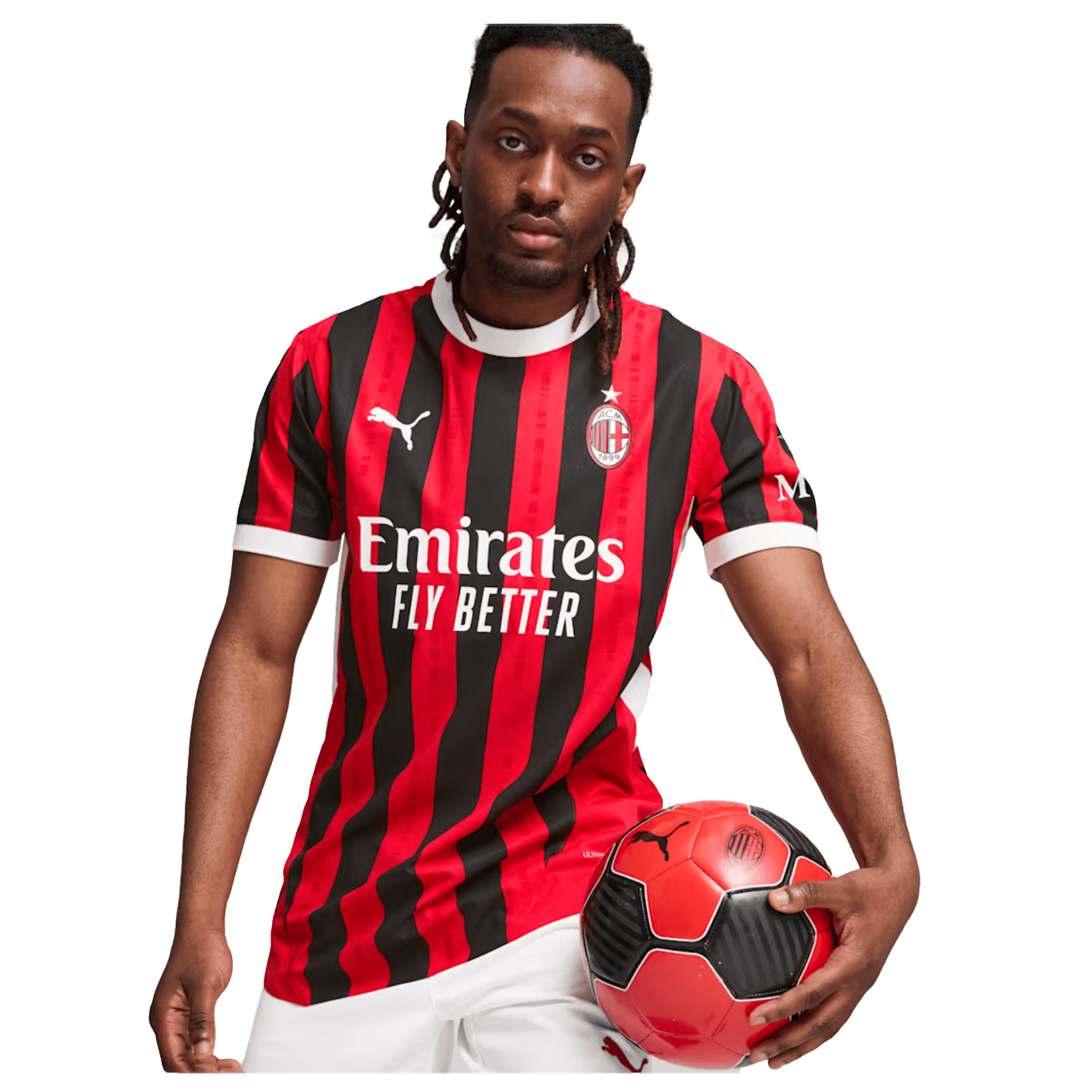 Puma AC Milan 24 25 Authentic Home Jersey Soccer 774949 01 Red