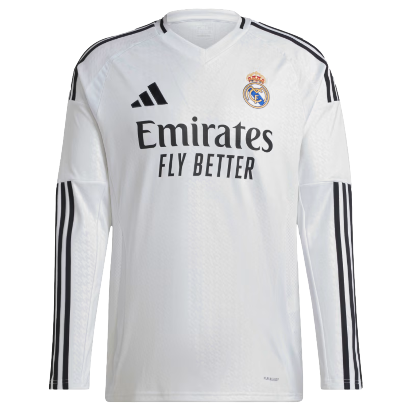 Adidas Real Madrid 24/25 Long Sleeve Home Jersey