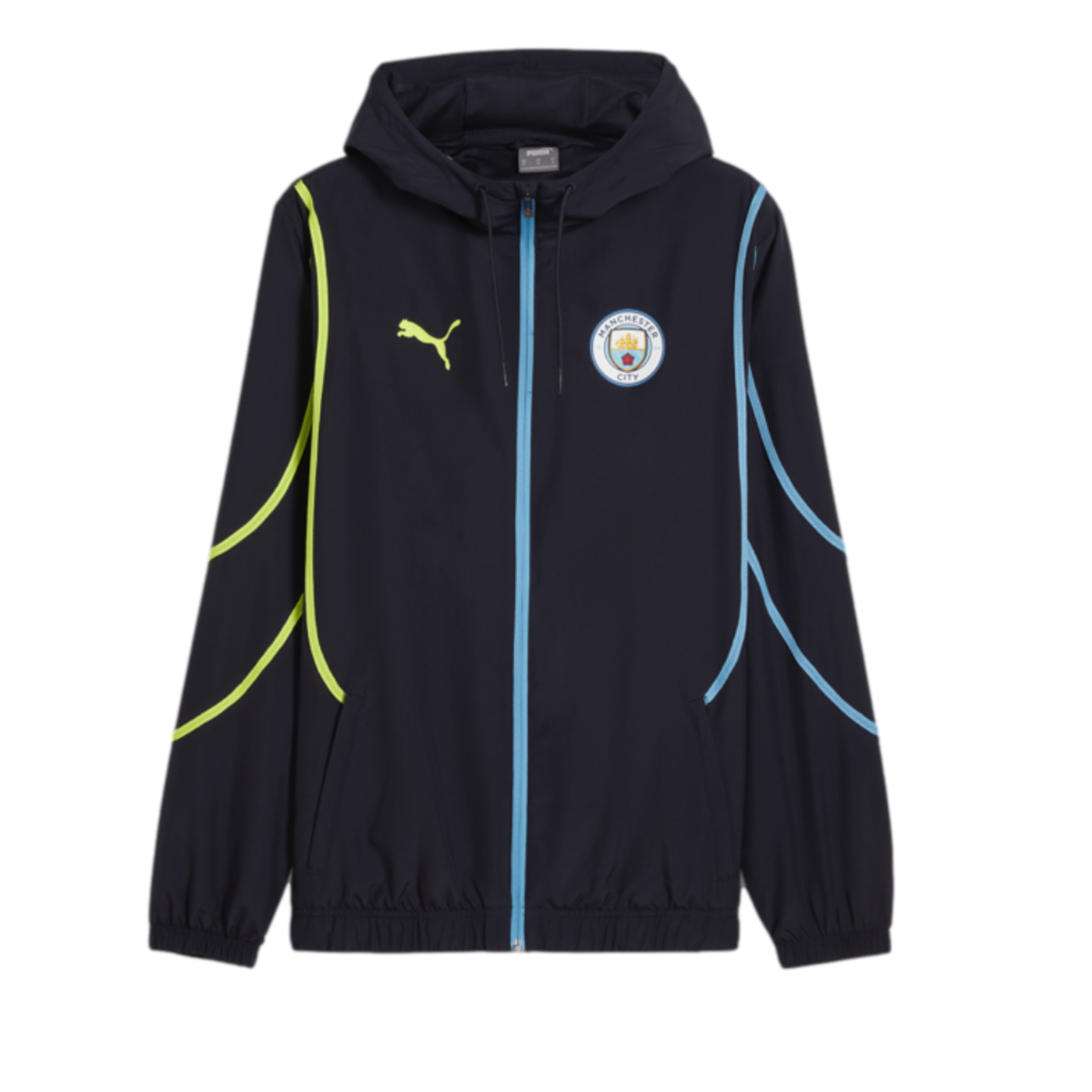 Chaqueta tejida prepartido del Manchester City de Puma