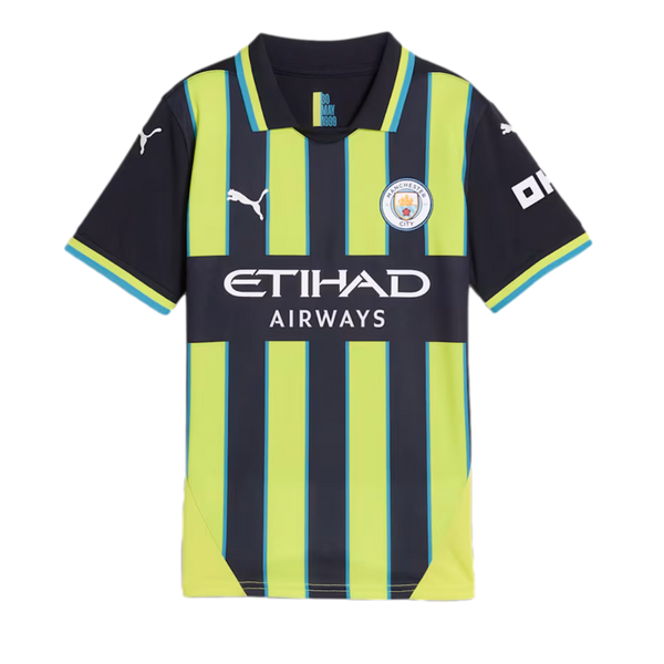 Puma Manchester City 24/25 Youth Away Jersey Soccer 775089-02 Blue