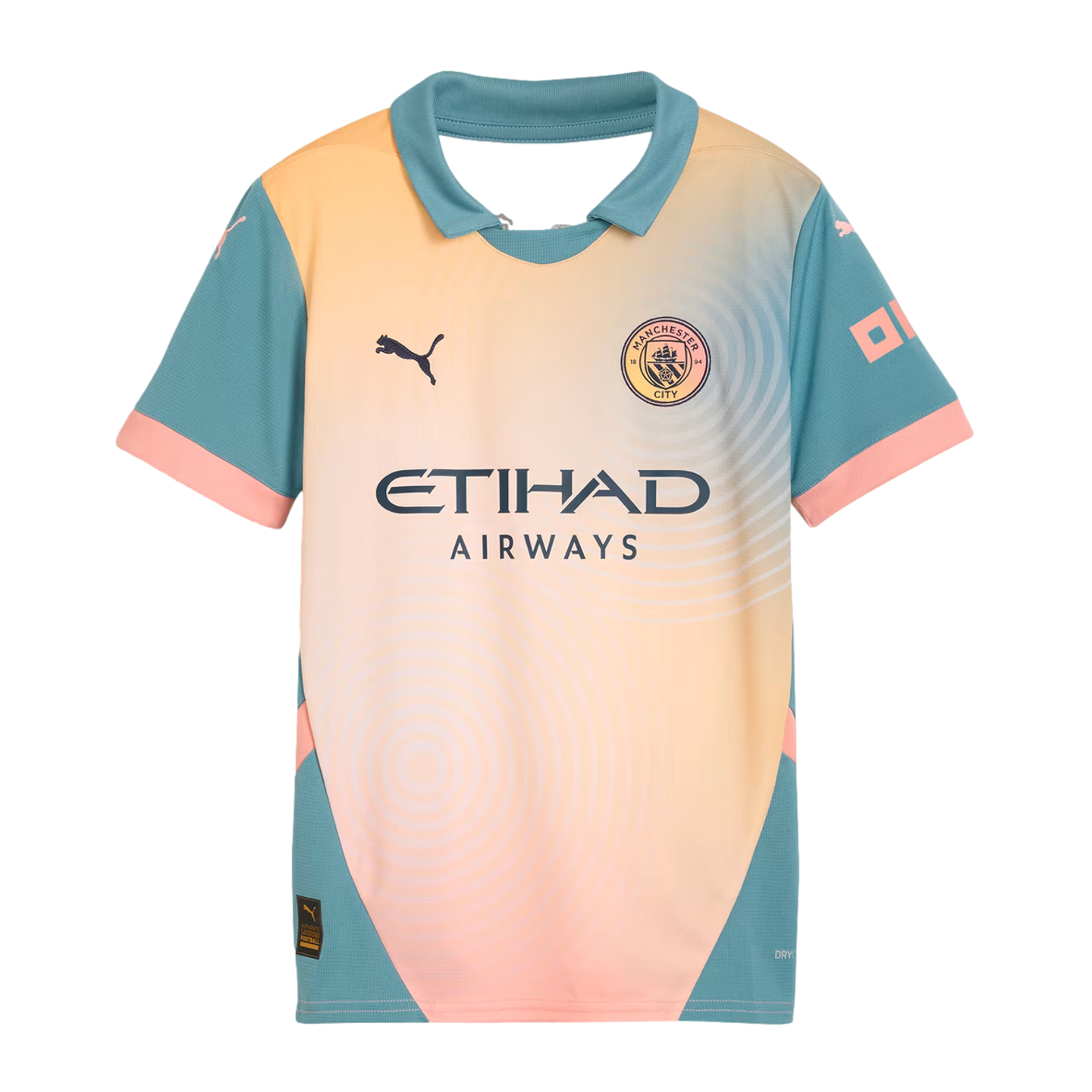 Camiseta juvenil número 4 del Manchester City 24/25