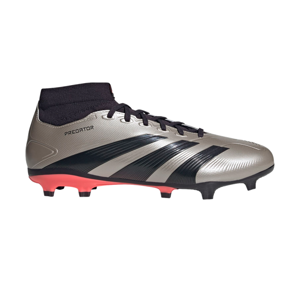 Adidas Predator League Sock Firm Ground Cleats Soccer IF6340 Grey