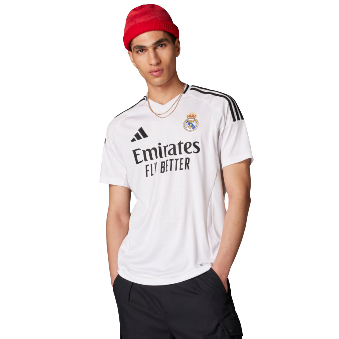 ★★Adairs★★ Real Madrid 2425  Jersey IU5011 adidas Men's Real Madrid 24/25 Home Jersey | IU5011 - Goal