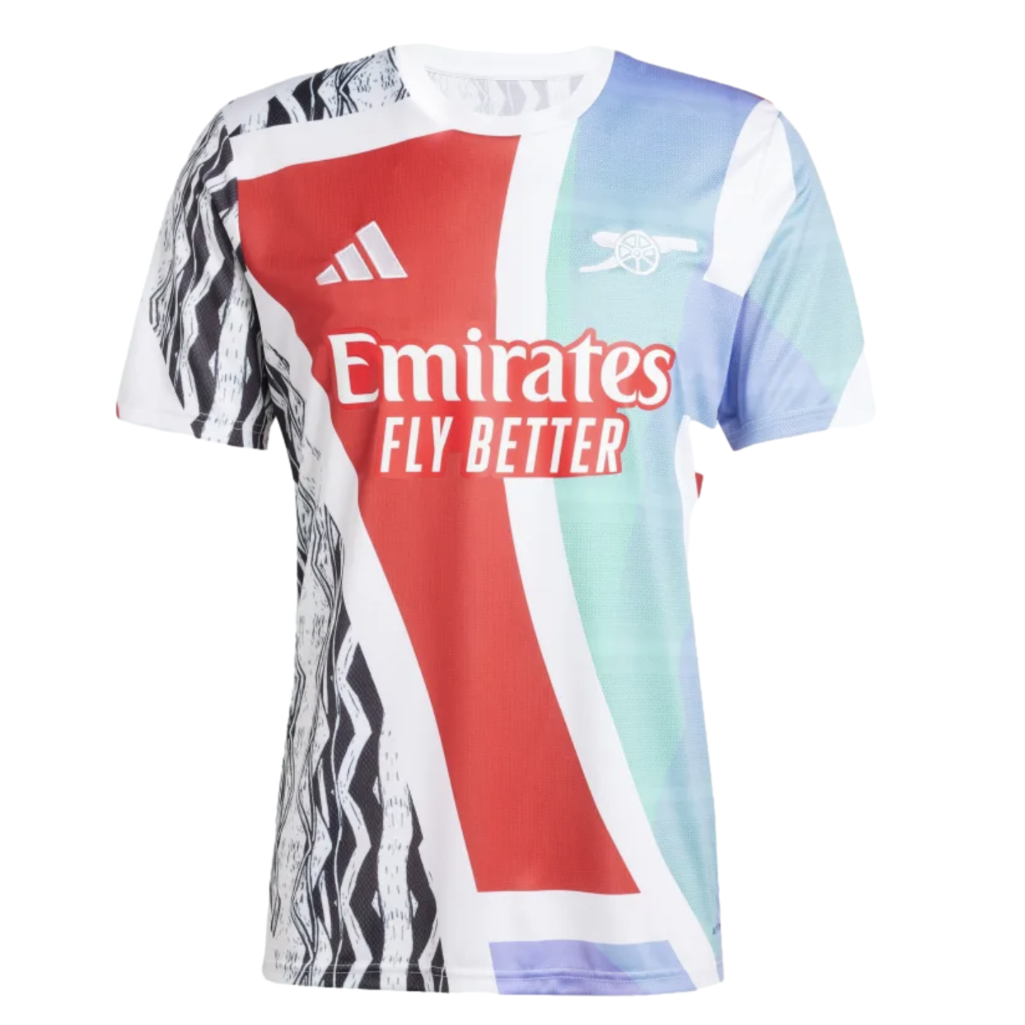 Camiseta adidas Arsenal antes del partido