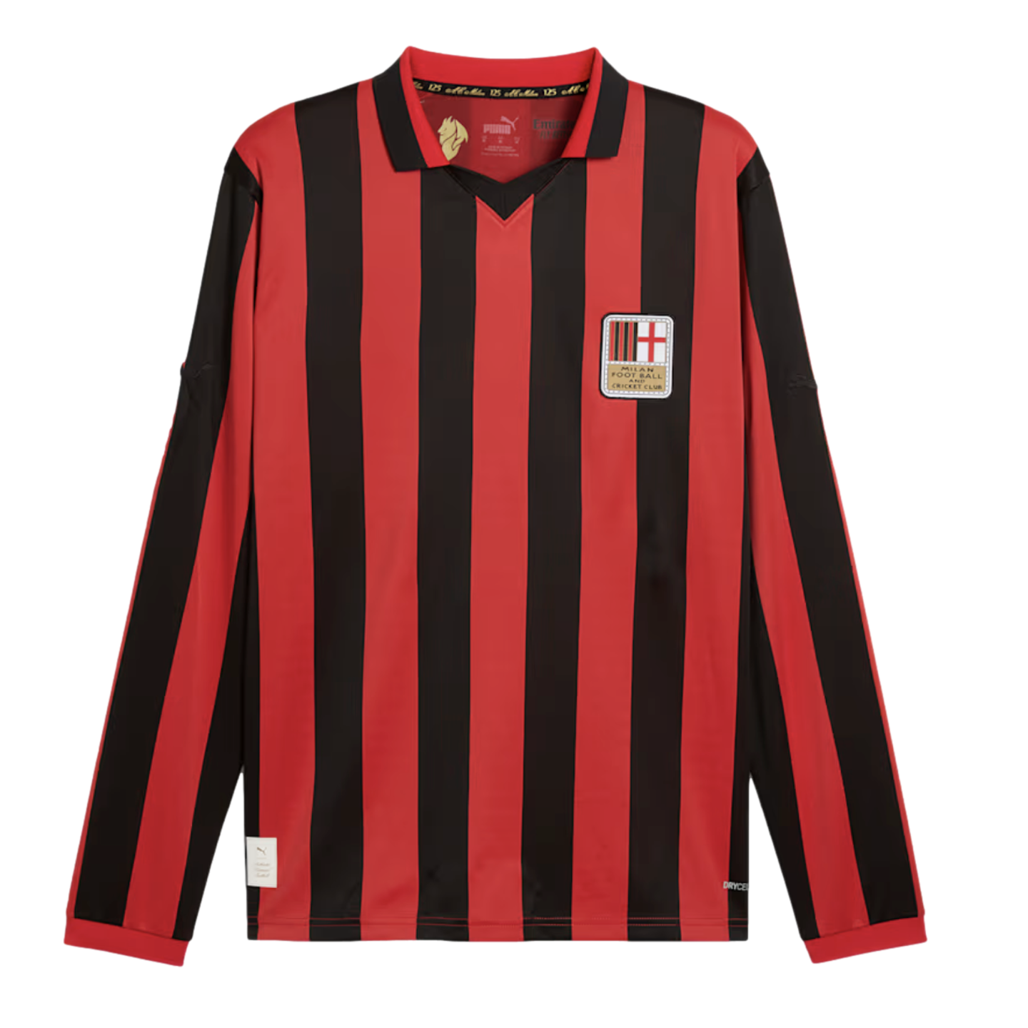 Puma AC Milan 125th Anniversary Authentic Long Sleeve Jersey