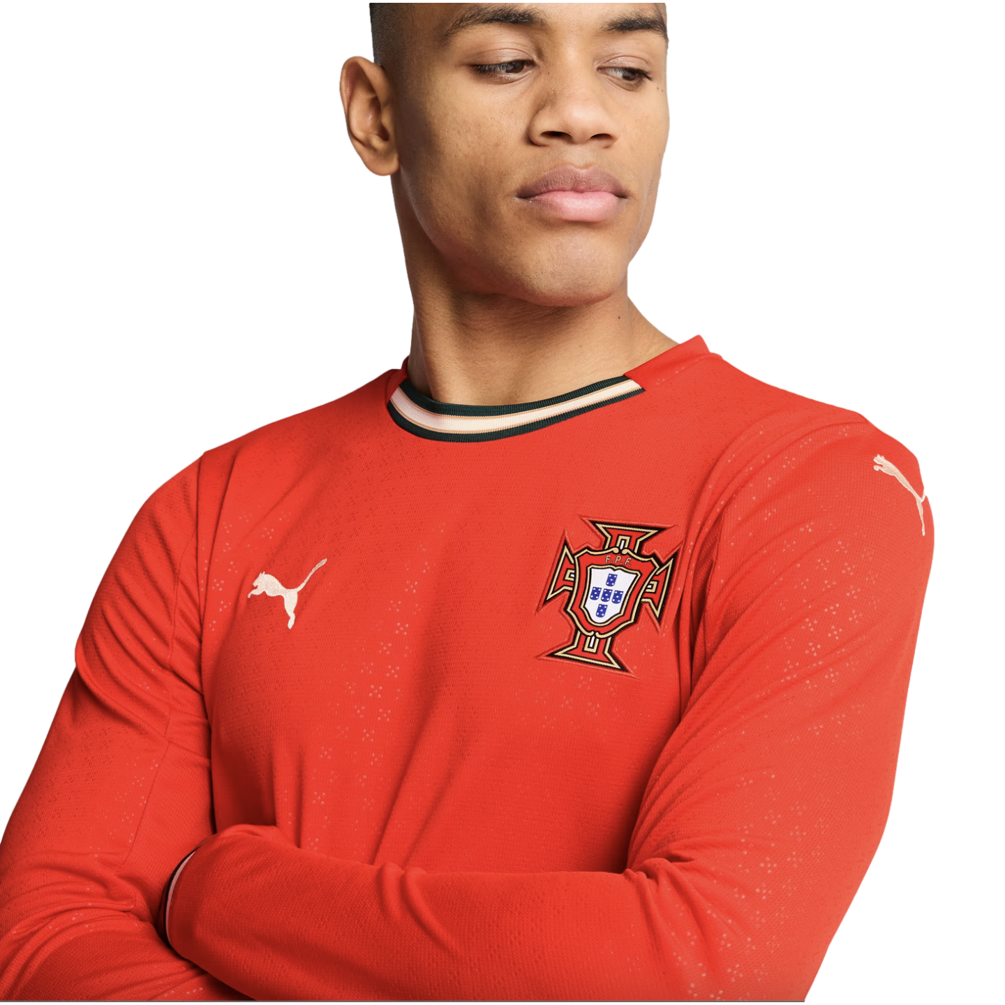 Camiseta de local de manga larga Puma Portugal 2025