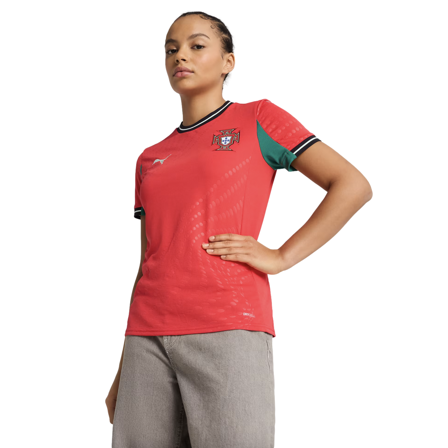 Camiseta de local de Puma Portugal 2025 para mujer