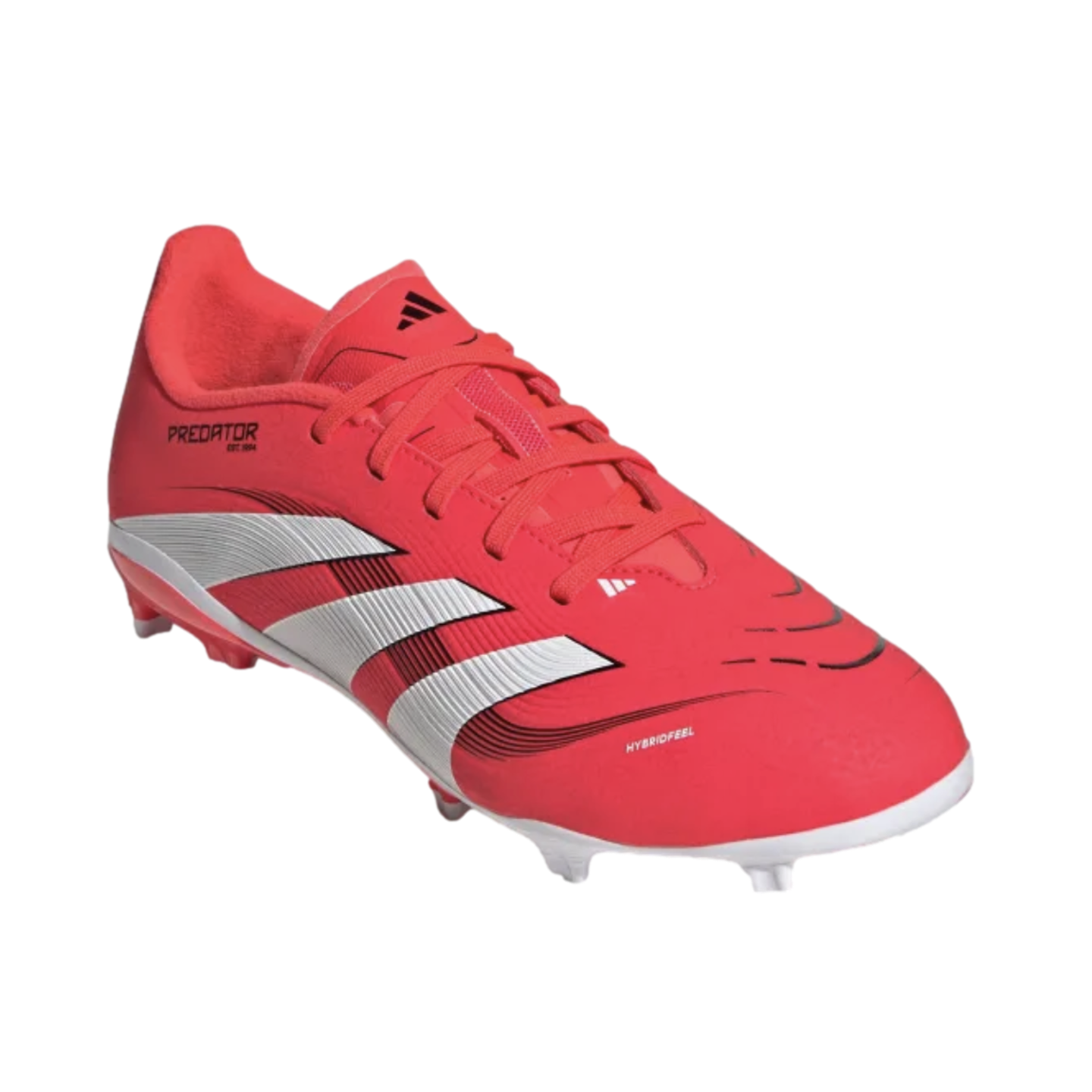 (ADID-ID3750) Botas de fútbol para terreno firme para jóvenes Adidas Predator League [LUCRED/FTWWHT/CBLACK] (lanzamiento el 16/01/25)