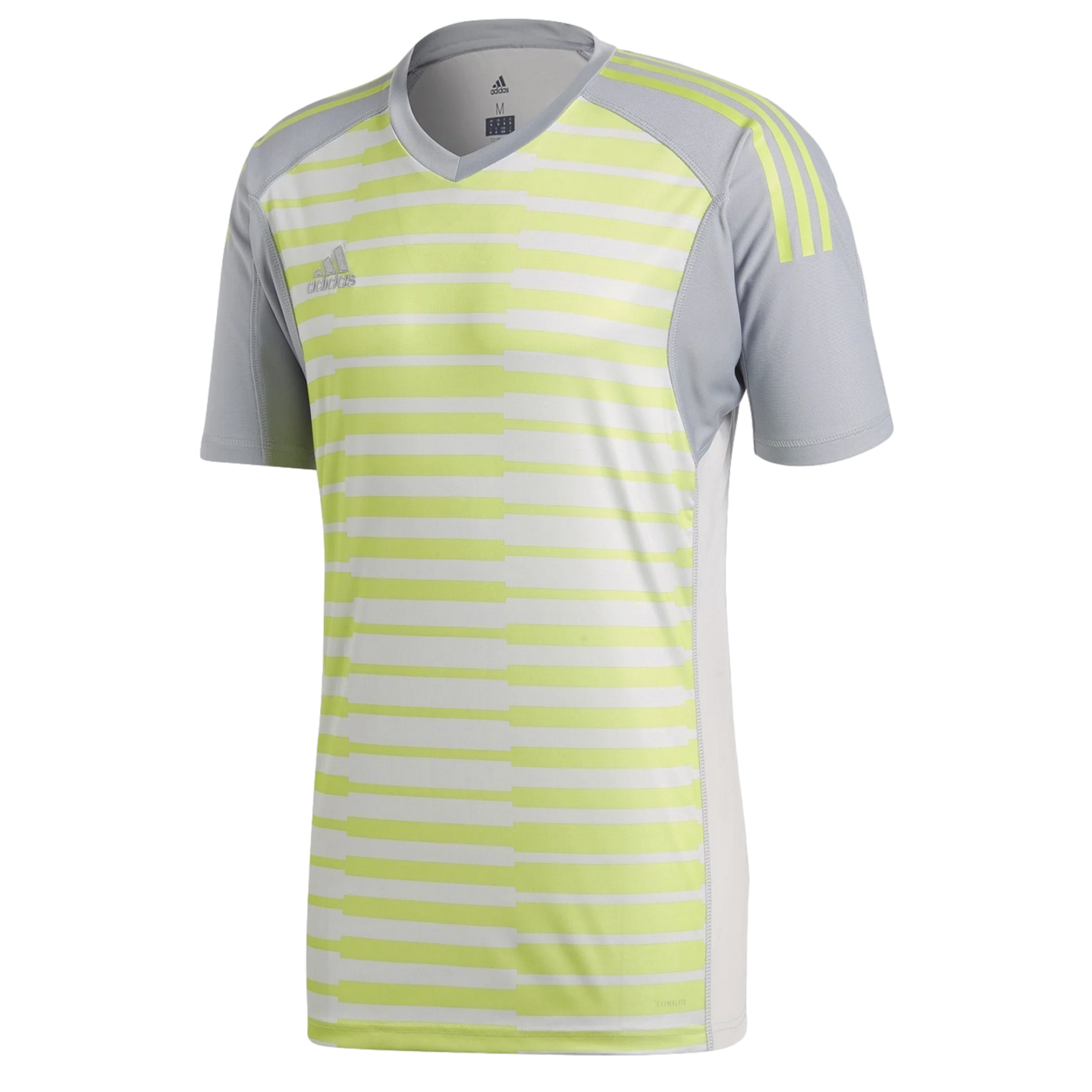 (ADID-CV6361) Camiseta de portero de manga corta Adidas ADIPRO 18 [GRIS/AMARILLO]