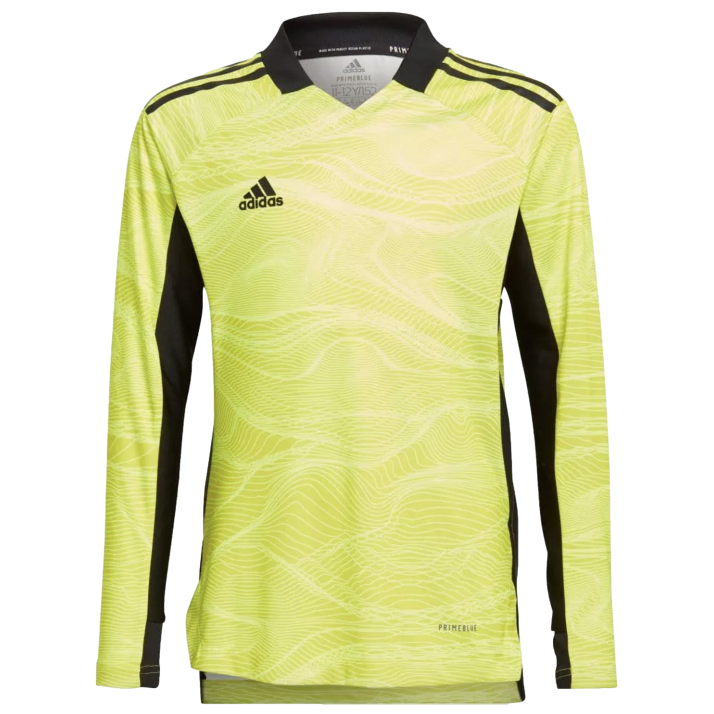 (ADID-GF3591) Camiseta de portero juvenil Adidas Condivo 21 [AMARILLO ÁCIDO]