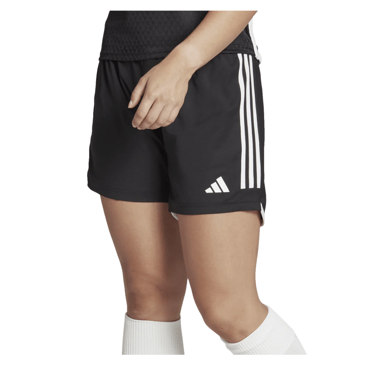 (ADID-HZ8279) Pantalones cortos Adidas Tiro 23 Competition Match para mujer [NEGRO, BLANCO]