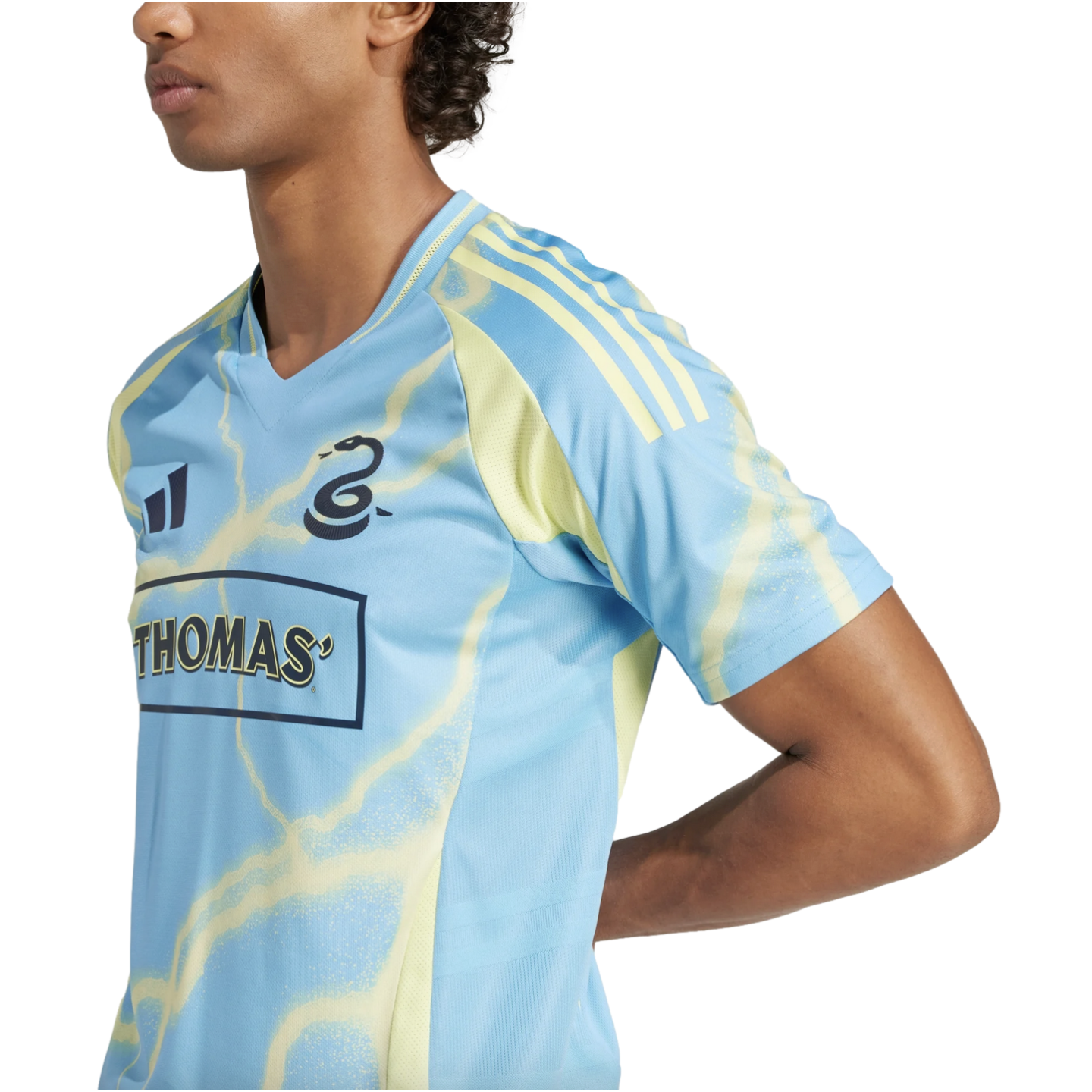 (ADID-JJ2161) Camiseta de visitante auténtica de la temporada 25/26 de Philadelphia Union de Adidas [SEBLBU] (lanzamiento el 14/2/25)