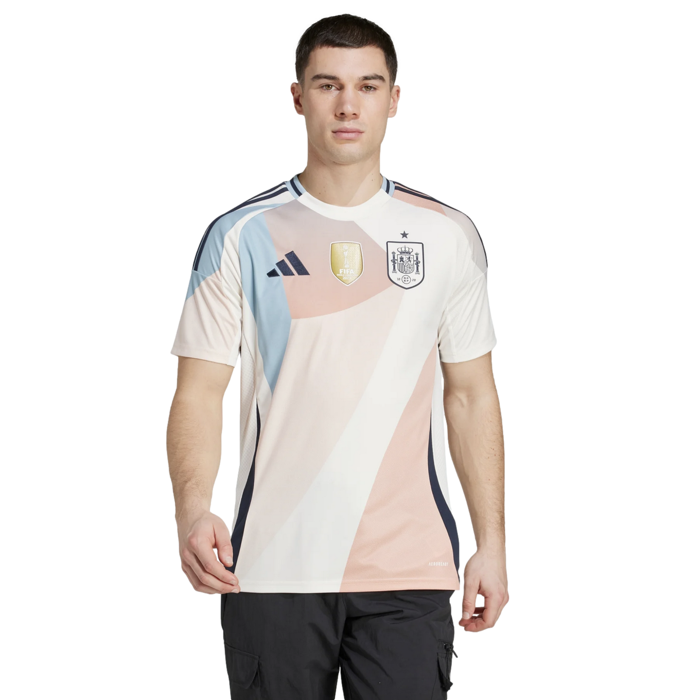 (ADID-JF2648) Camiseta visitante de España 2025 de Adidas [CWHITE] (lanzamiento el 17/02/25)