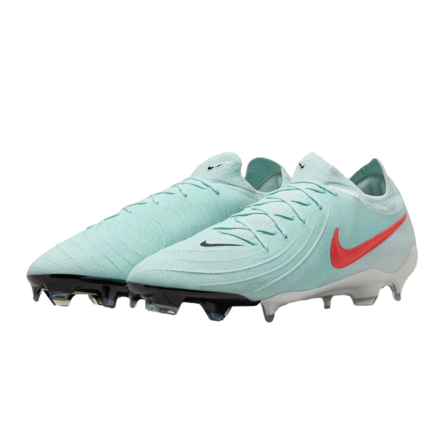 (NIKE-FJ2563-300) Botas de fútbol para terreno firme Nike Phantom GX 2 Pro [MINT/ATOMIC RED-OFF NOIR] (lanzamiento el 9/1/25)