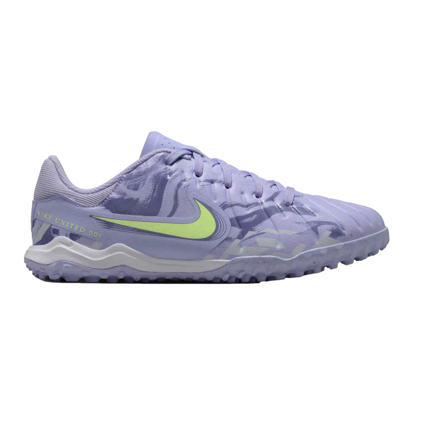 (NIKE-HF1499-500) Zapatillas de césped para jóvenes Nike Legend 10 Academy [PURPLE AGATE/BARELY VOLT] (lanzamiento el 5/2/25)