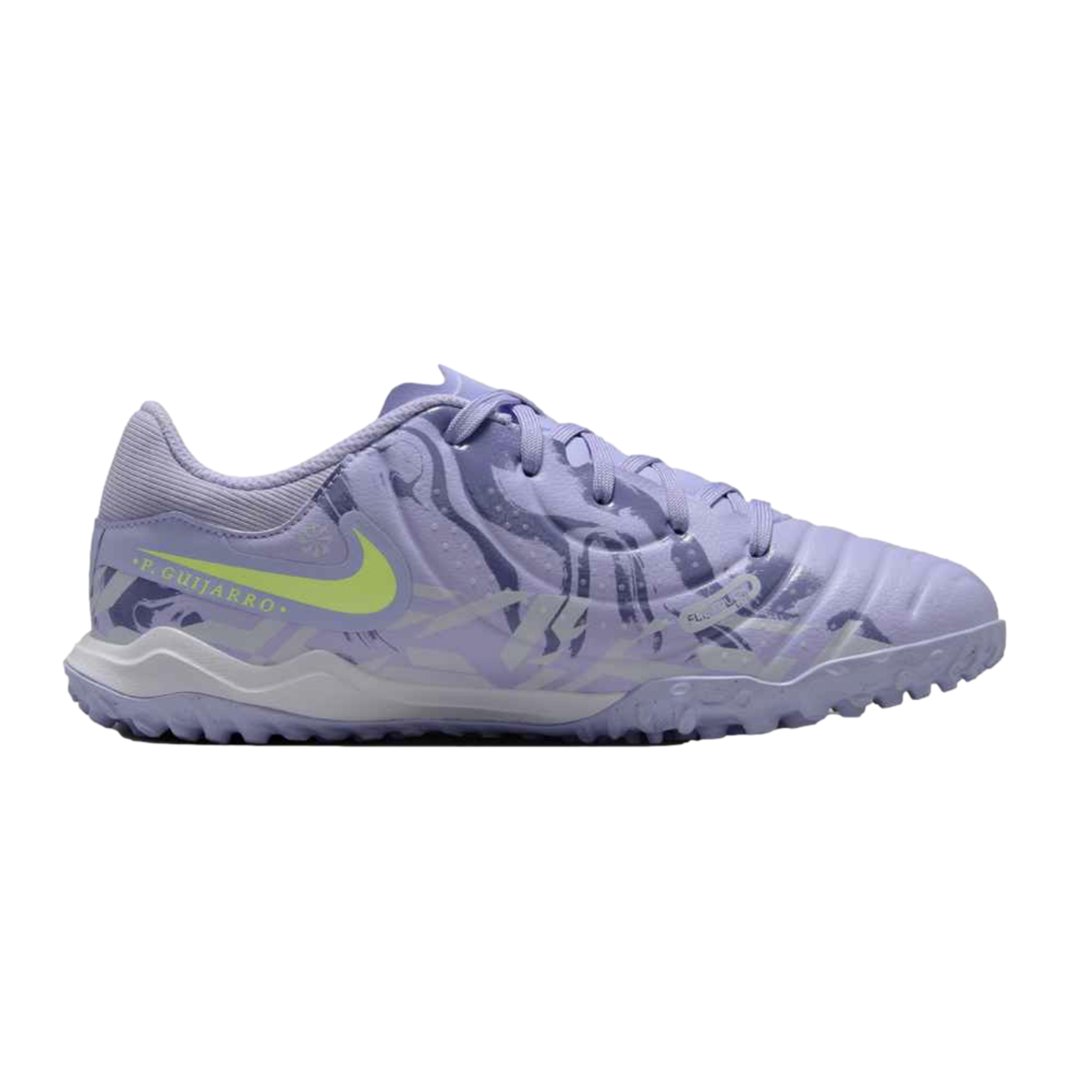 (NIKE-HF1499-500) Zapatillas de césped para jóvenes Nike Legend 10 Academy [PURPLE AGATE/BARELY VOLT] (lanzamiento el 5/2/25)