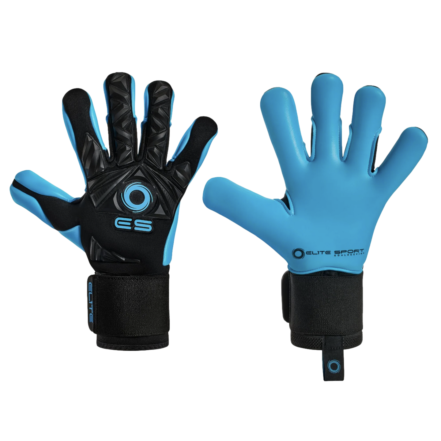 Elite Sport Revolution II Combi Aqua Goalkeeper Gloves