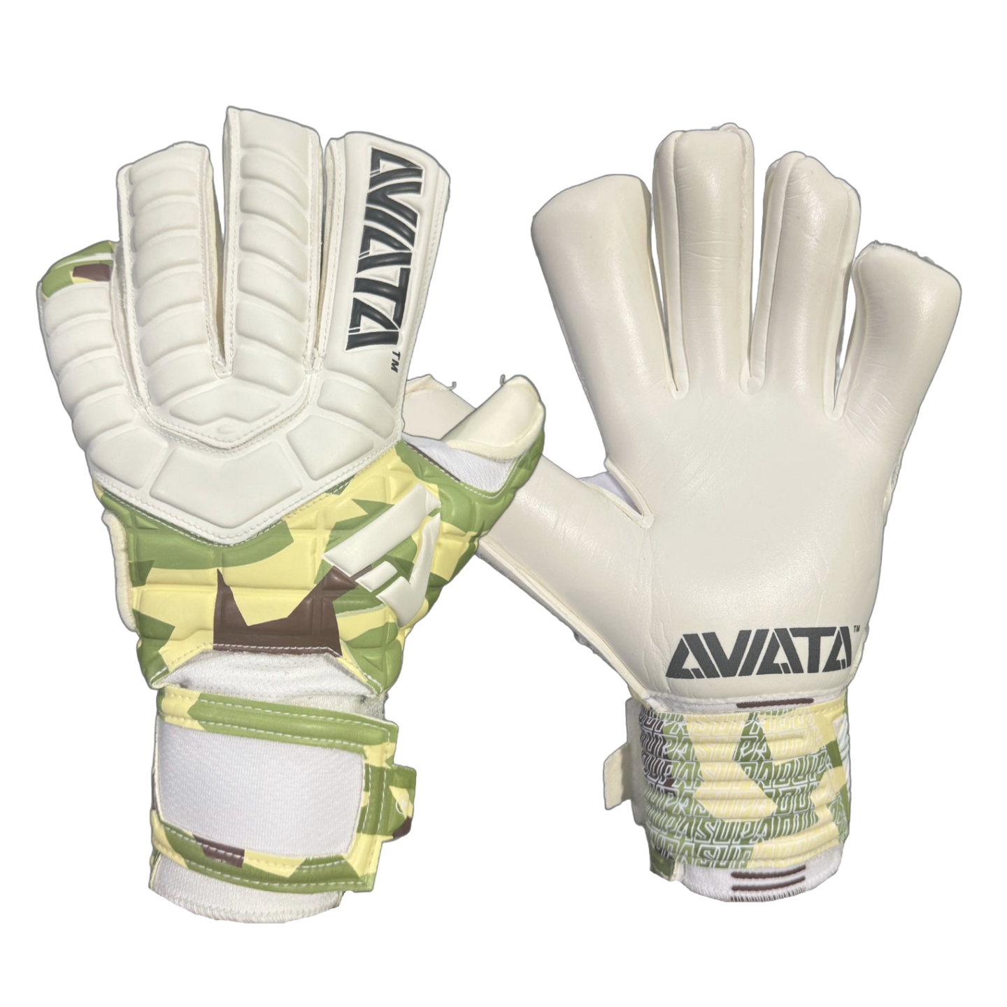 Aviata Stretta Magnetik Khaki Camo Elite Goalkeeper Gloves