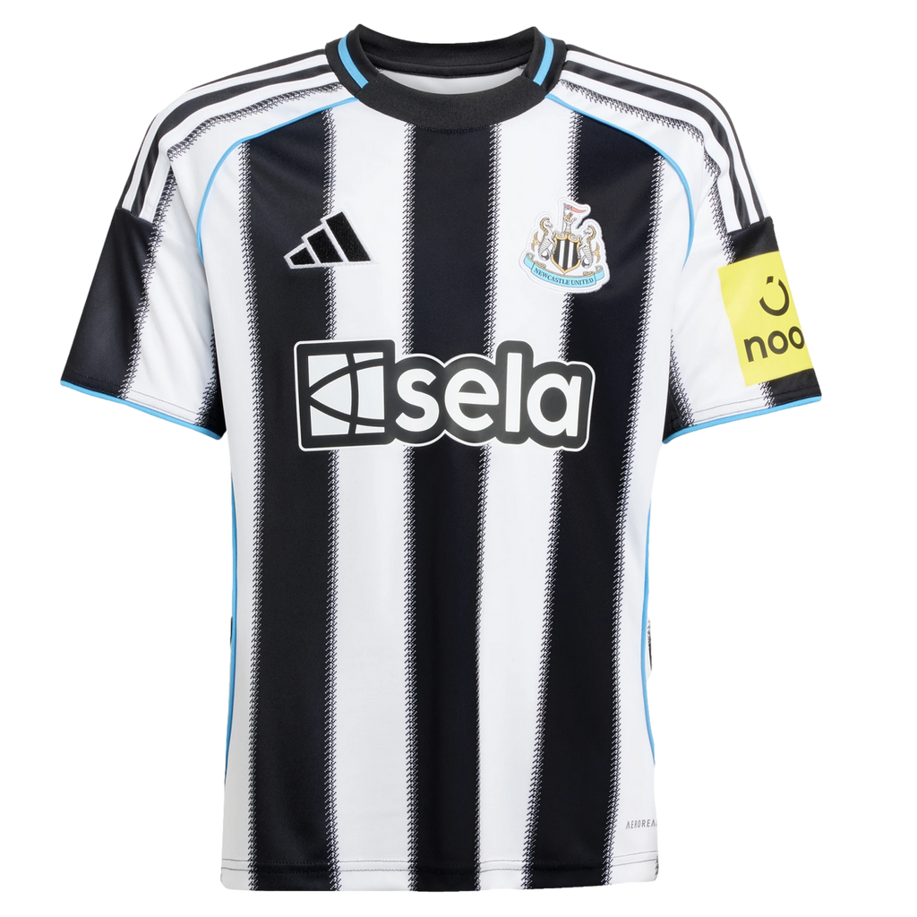 Adidas Newcastle United 25/26 Youth Home Jersey Soccer JJ2252 Black