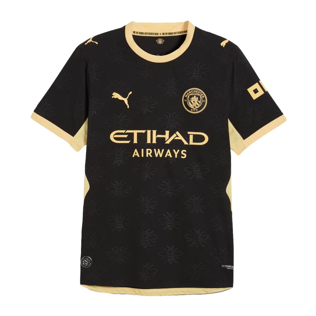 Manchester City 　0304 Away Jersey Manchester City 26/27 Authentic Away Jersey Soccer 784336-03 Black