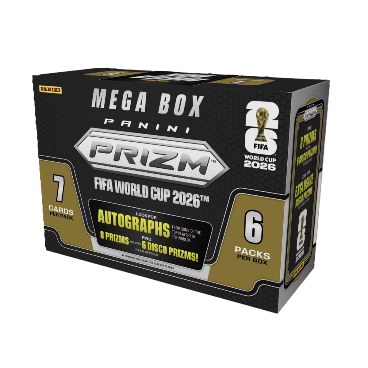 Panini World Cup 2026 Prizm Trading Cards Mega Box