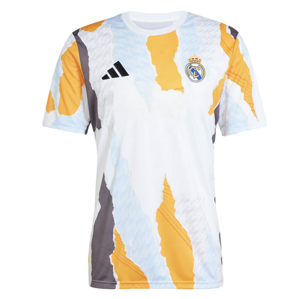Adidas Real Madrid Pre-Match Jersey Soccer JJ3493 White