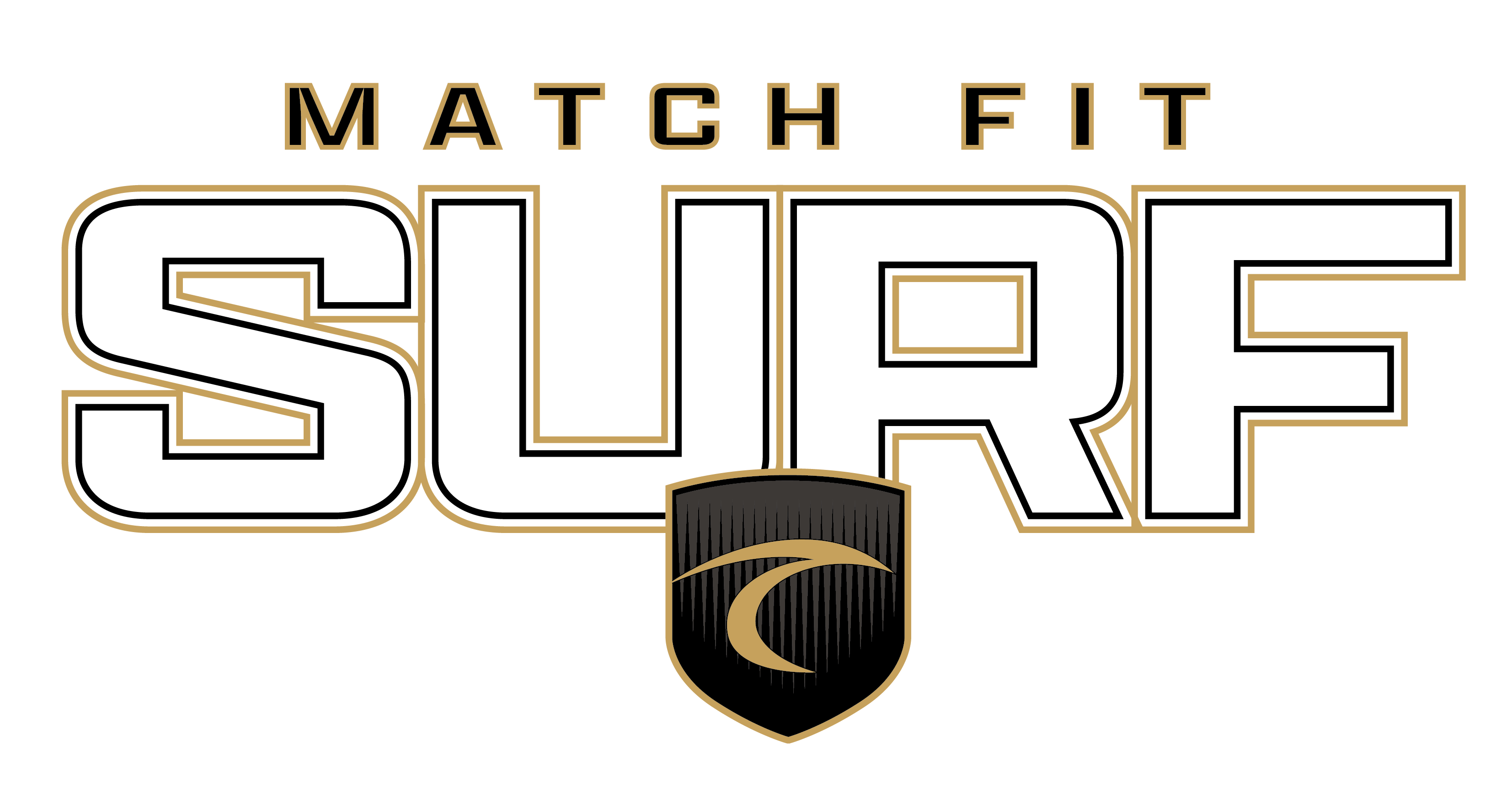 Surf 2026 Middle Chest Shield Trace Logo - Match Fit