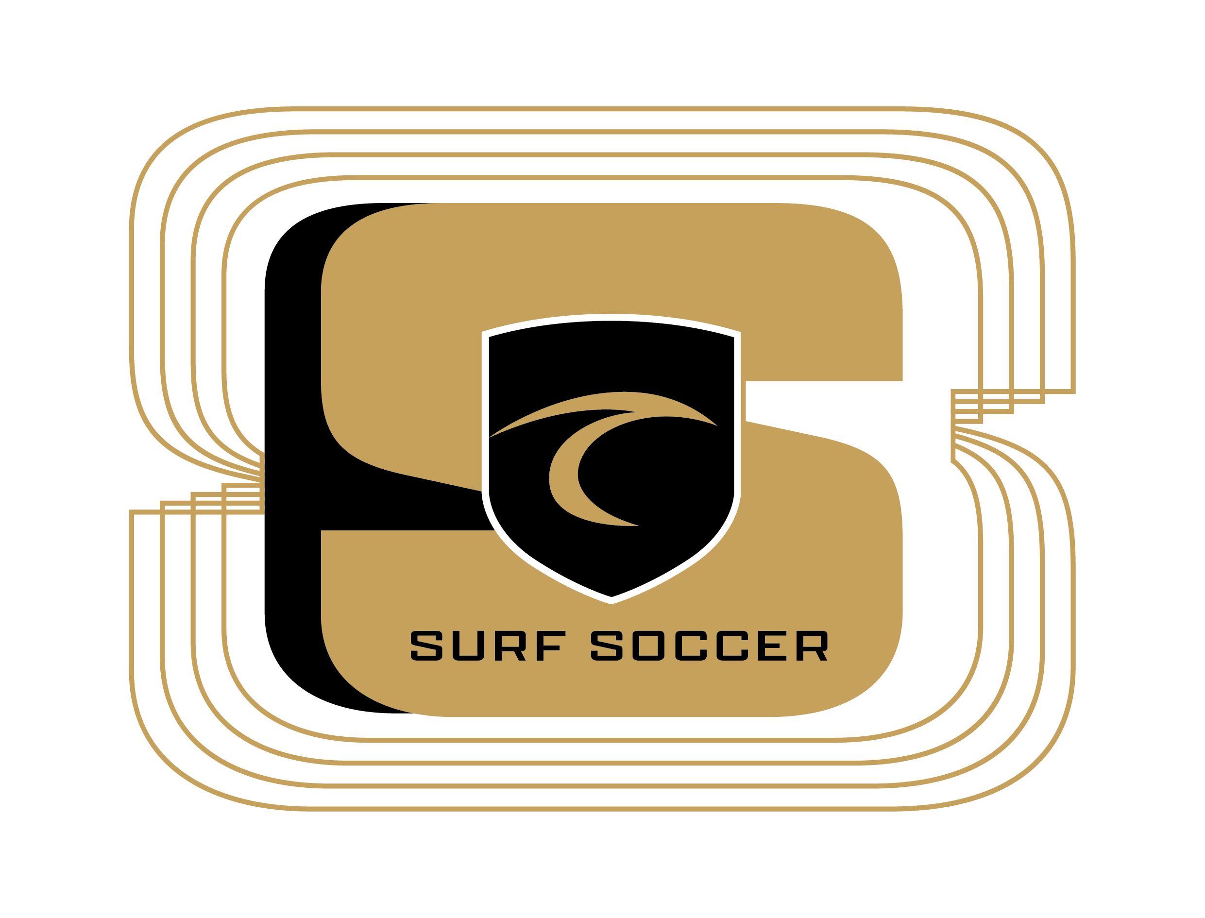 Black/Gold Surf Mundial
