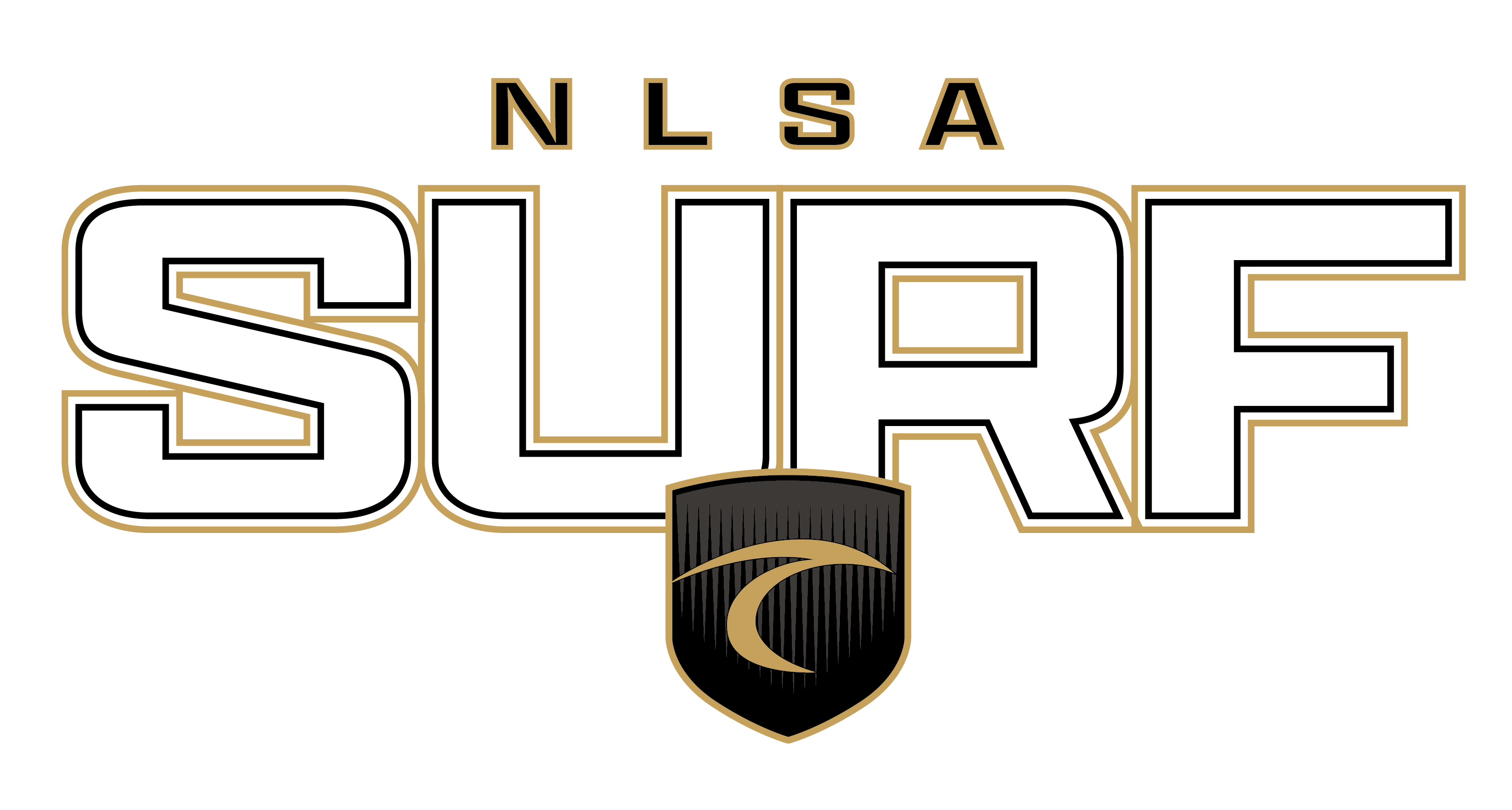 Surf 2026 Middle Chest Shield Trace Logo - NLSA
