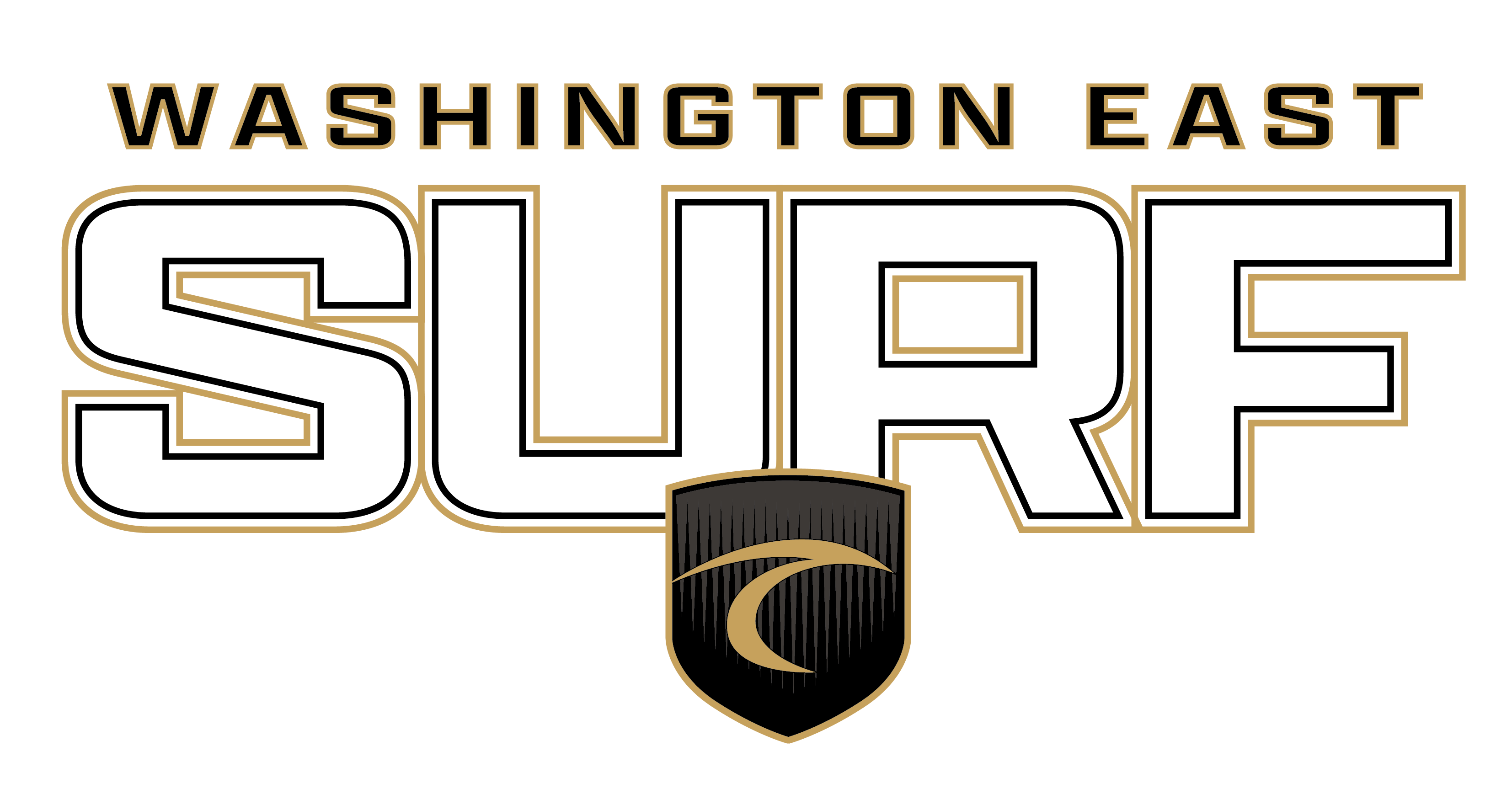 Surf 2026 Middle Chest Shield Trace Logo - Washington East
