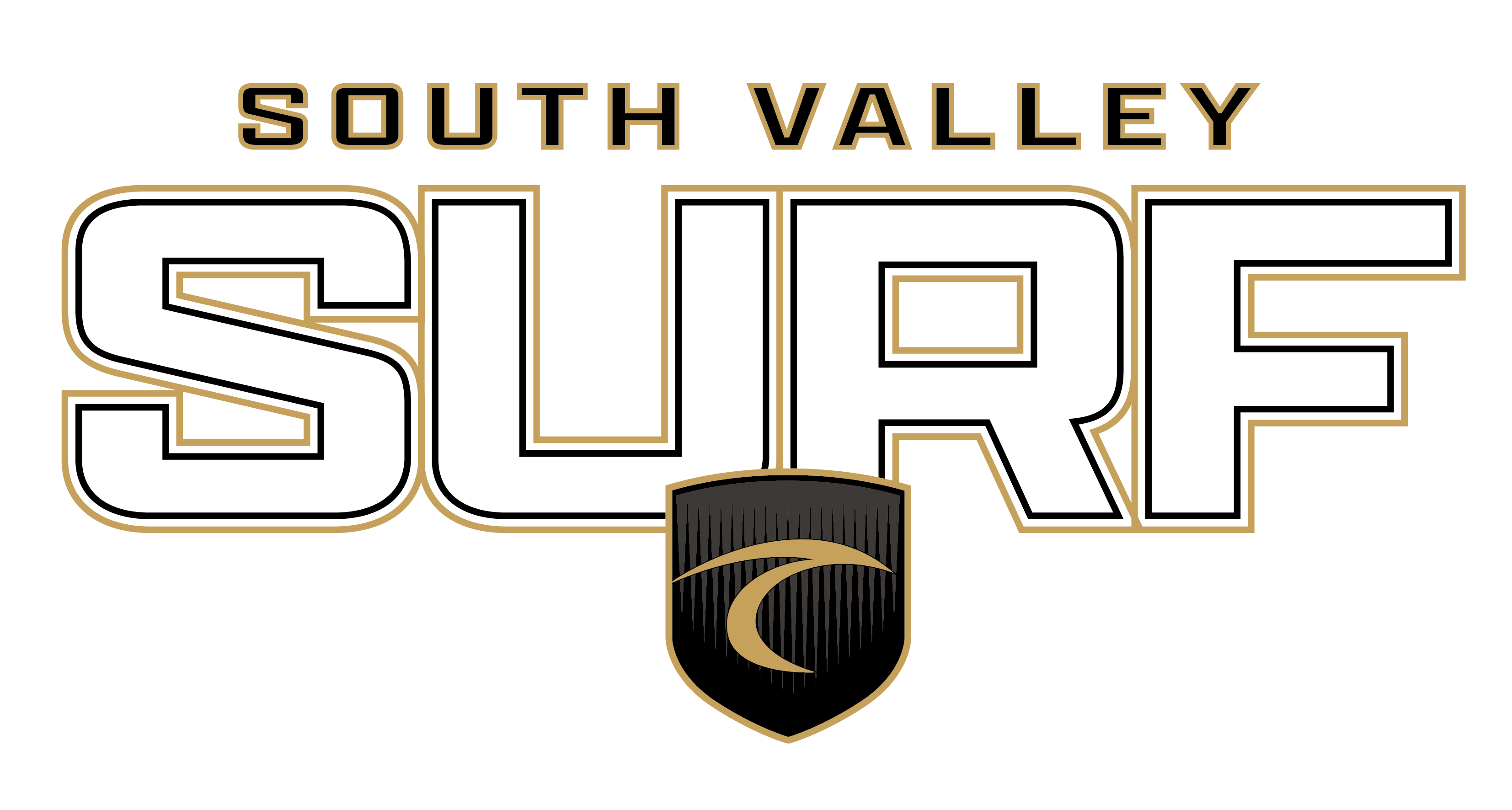 Surf 2026 Middle Chest Shield Trace Logo - South Valley