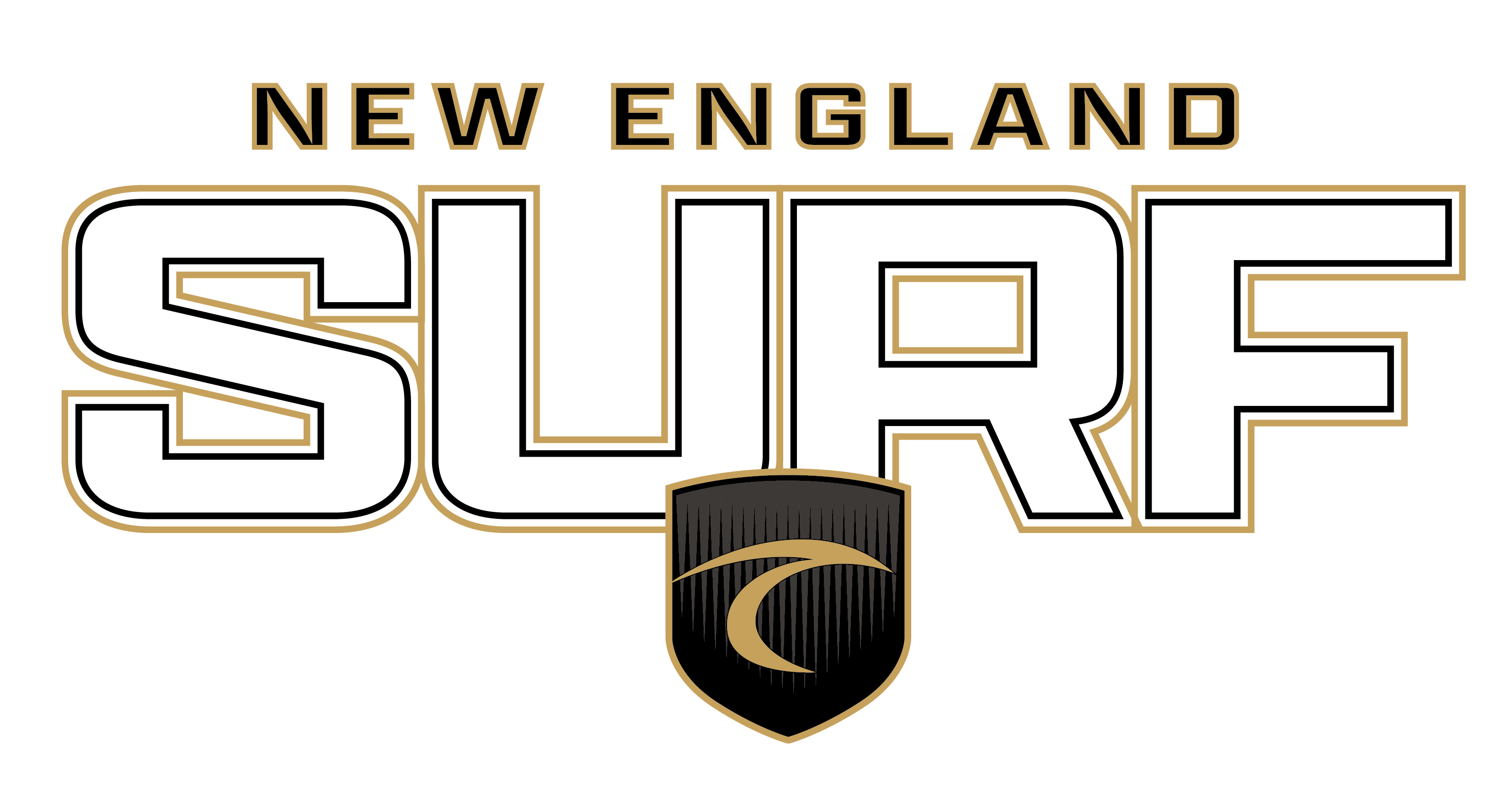 Surf 2026 Middle Chest Shield Trace Logo - New England