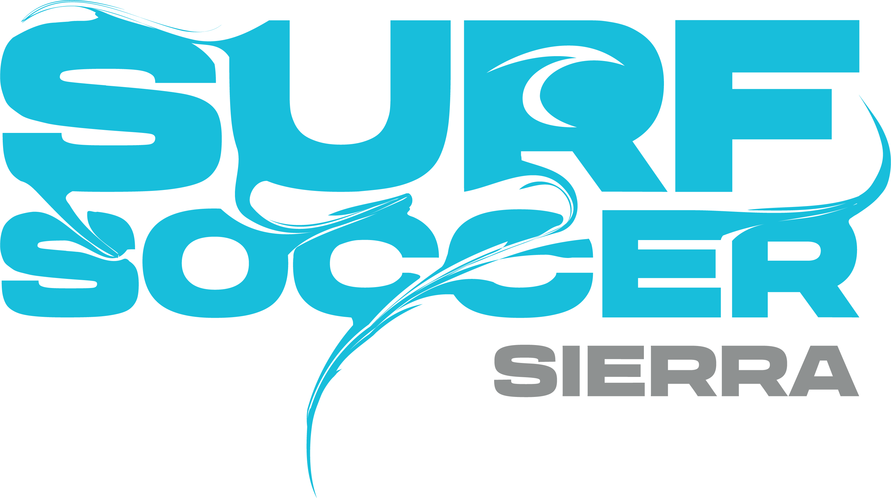 Blue Surf Soccer Paint Logo Sierra