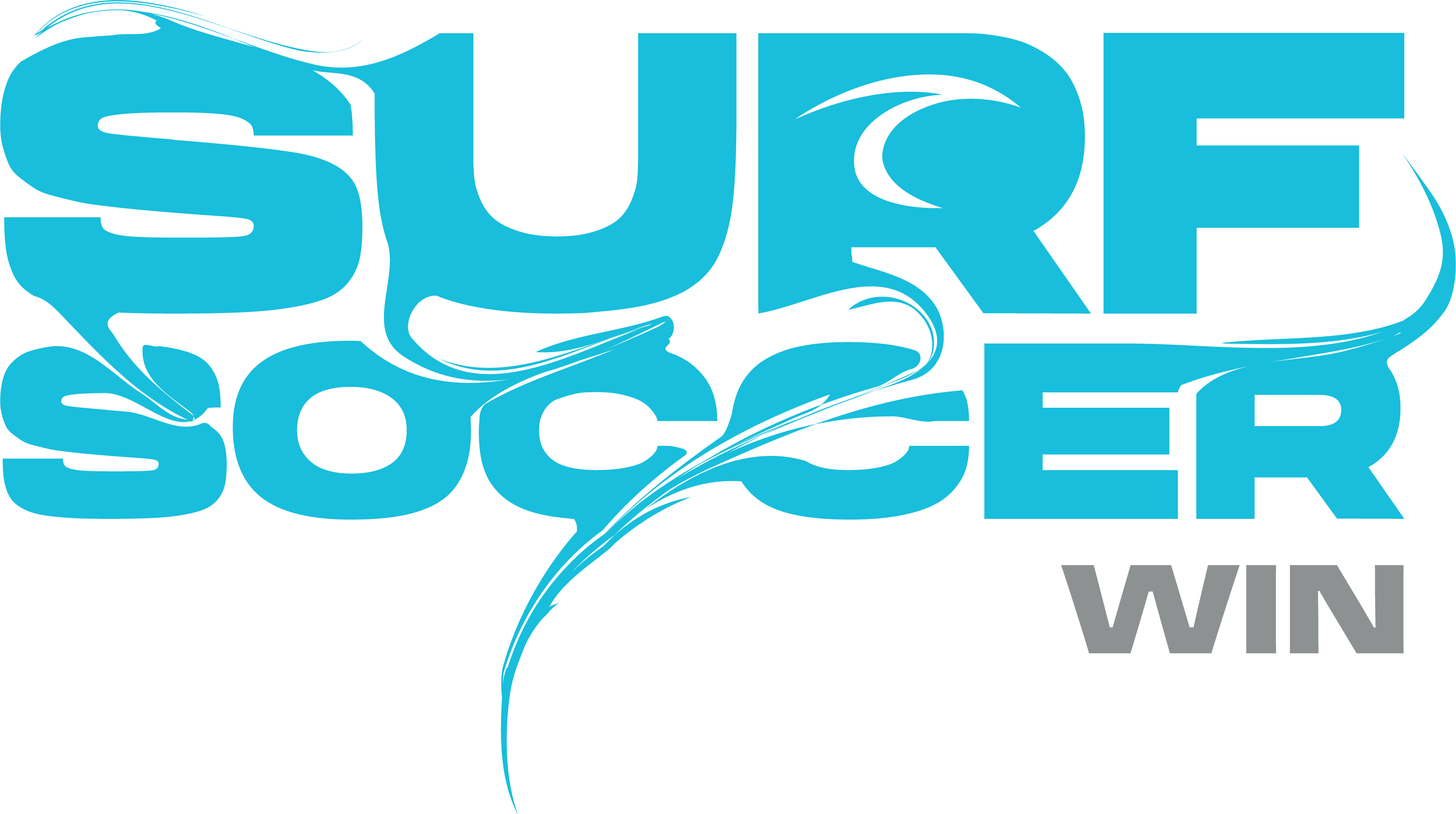 Blue Surf Soccer Paint Logo WIN