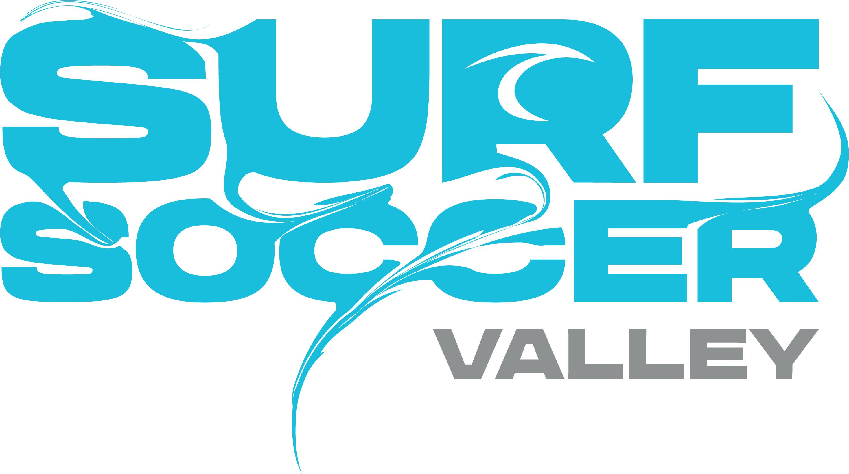 Blue Surf Soccer Paint Logo Valley