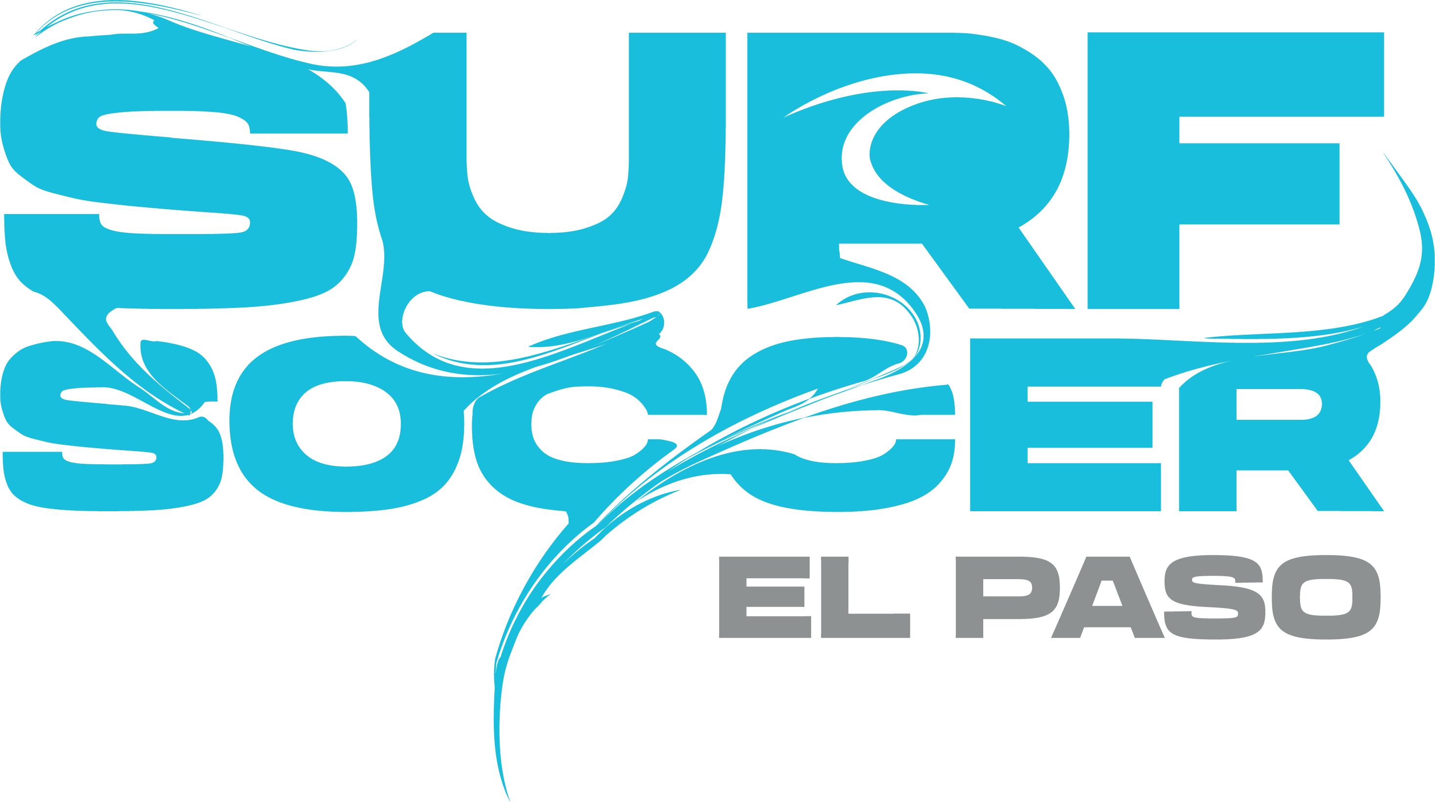 Blue Surf Soccer Paint Logo El Paso