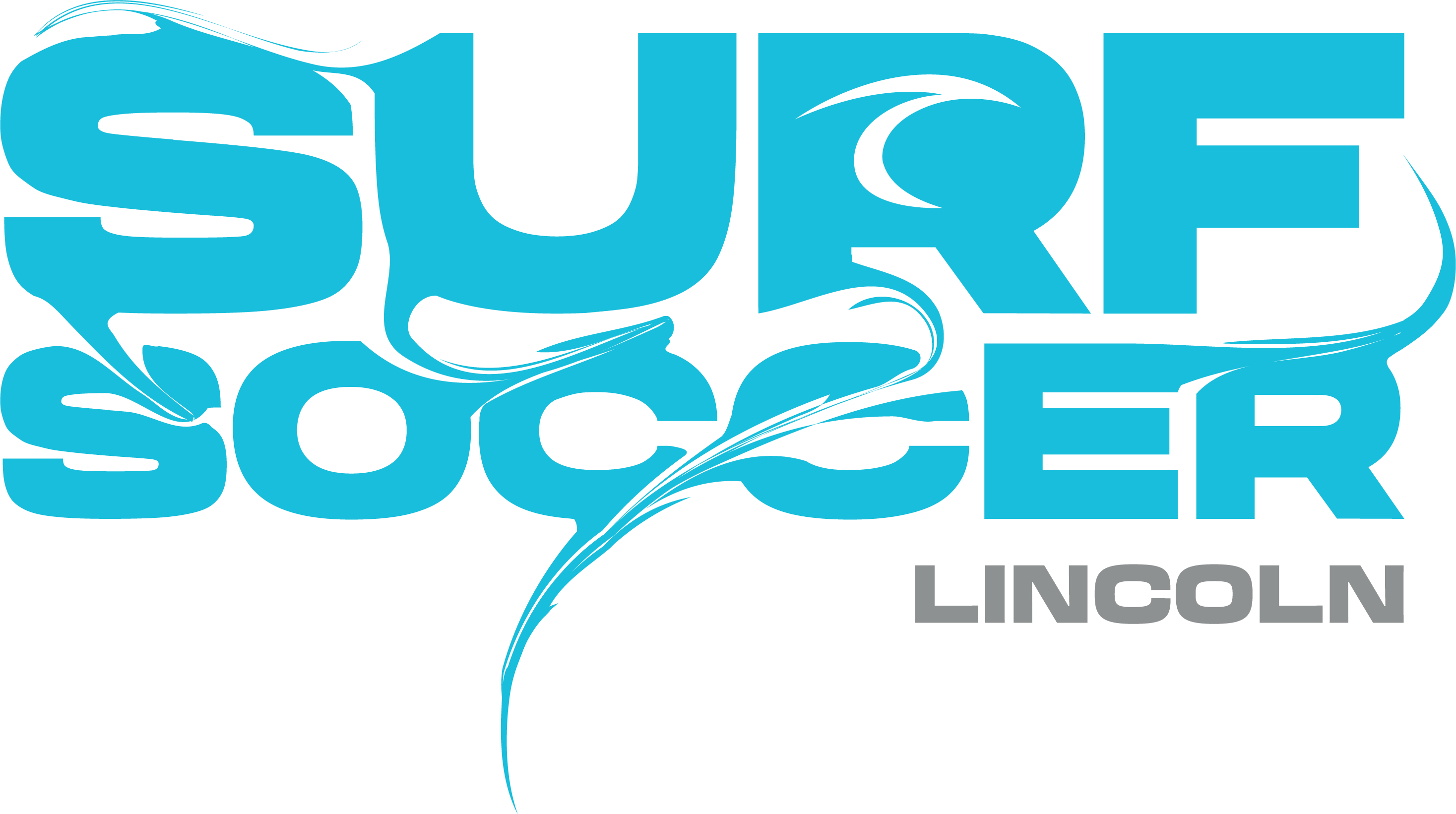 Blue Surf Soccer Paint Logo Lincoln