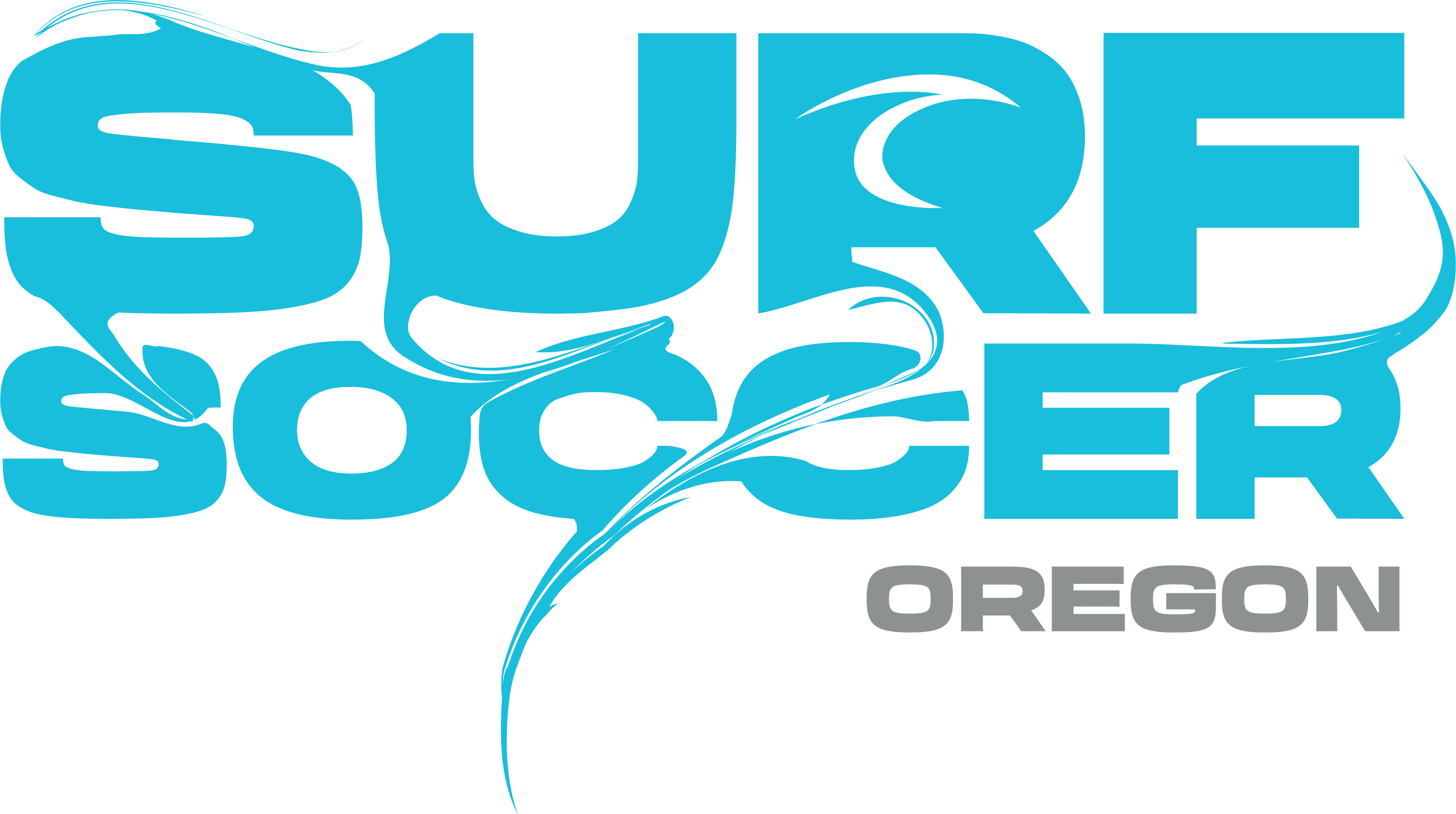 Blue Surf Soccer Paint Logo Oregon