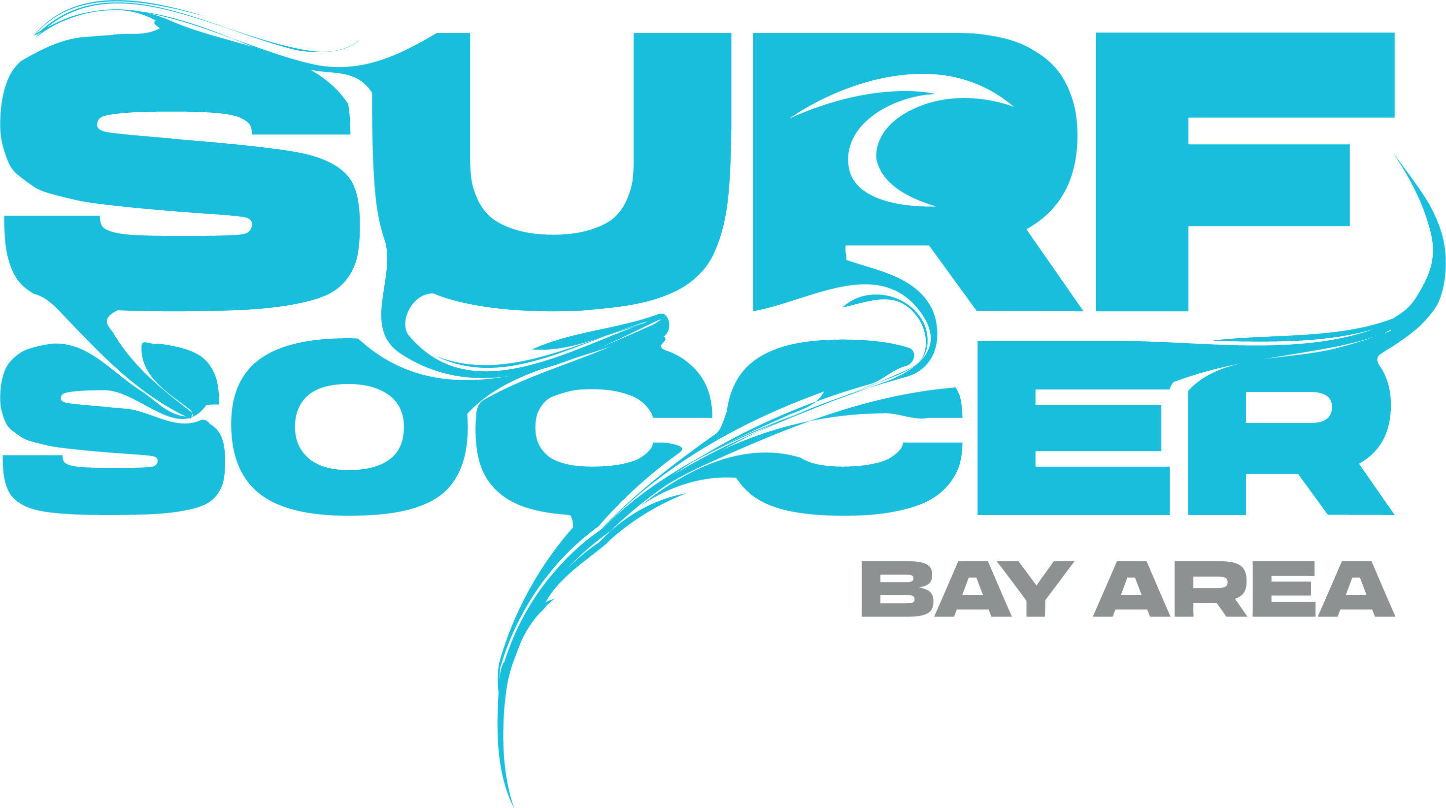 Blue Surf Soccer Paint Logo Bay Area