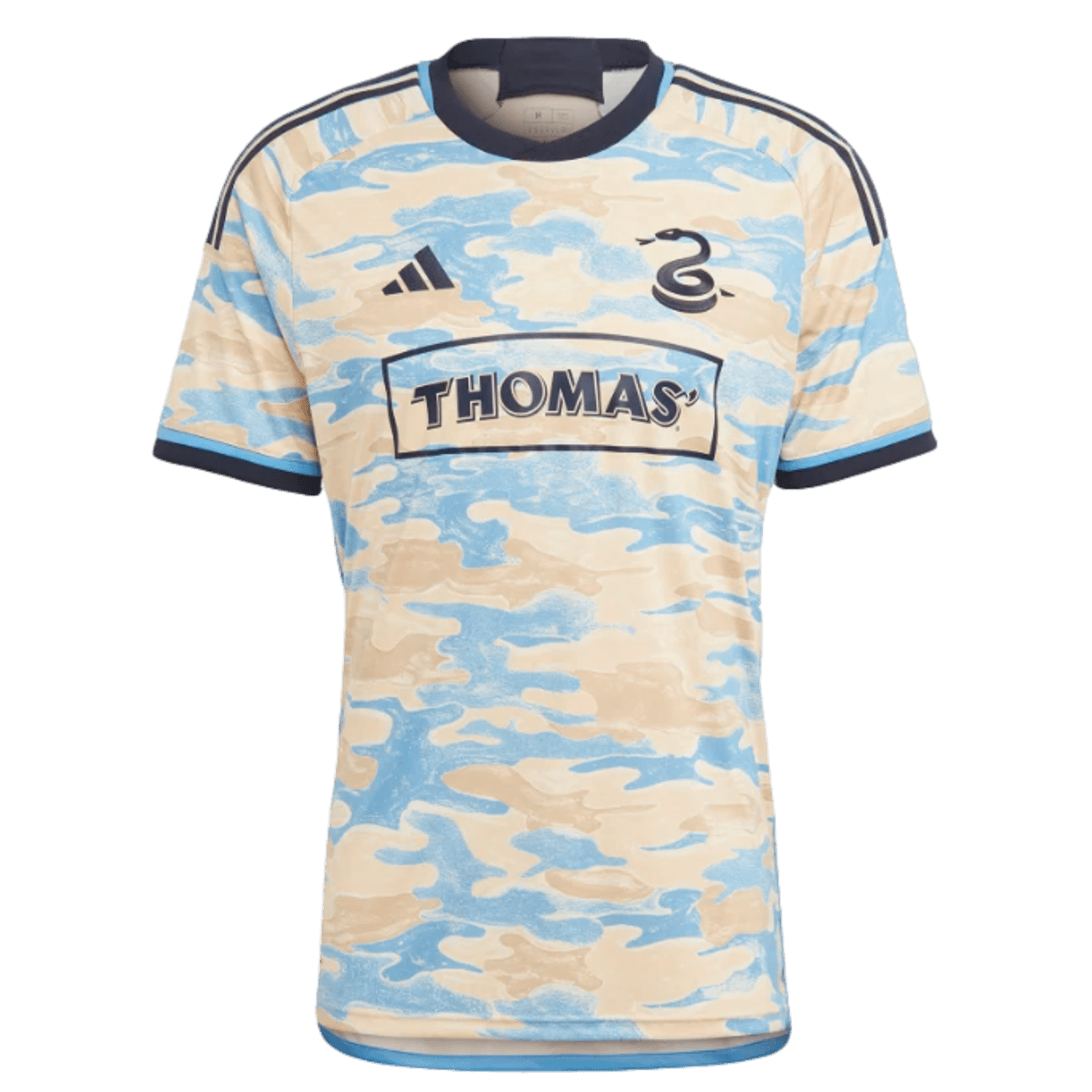 Camiseta de visitante auténtica de la temporada 23/24 de Philadelphia Union de Adidas