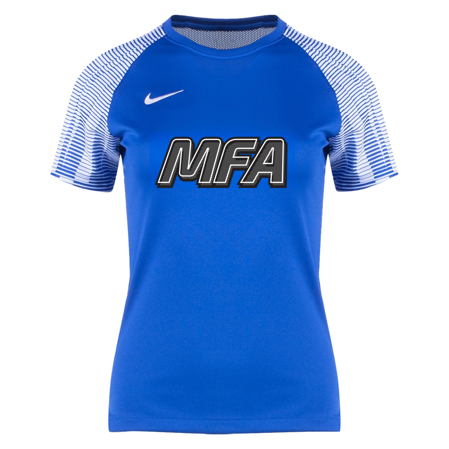 Camiseta Nike Academy para mujer de la MFA Coach 2023 - Azul real