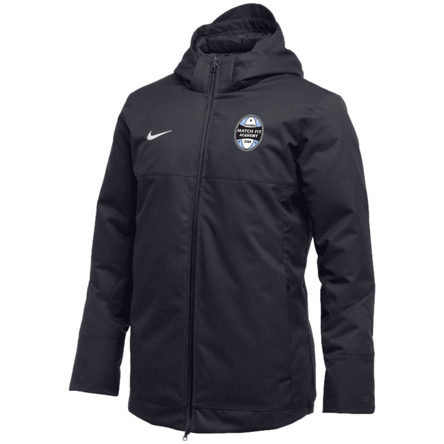 Parka Nike Team Down Fill de la marca MFA Coach 2023 en color antracita