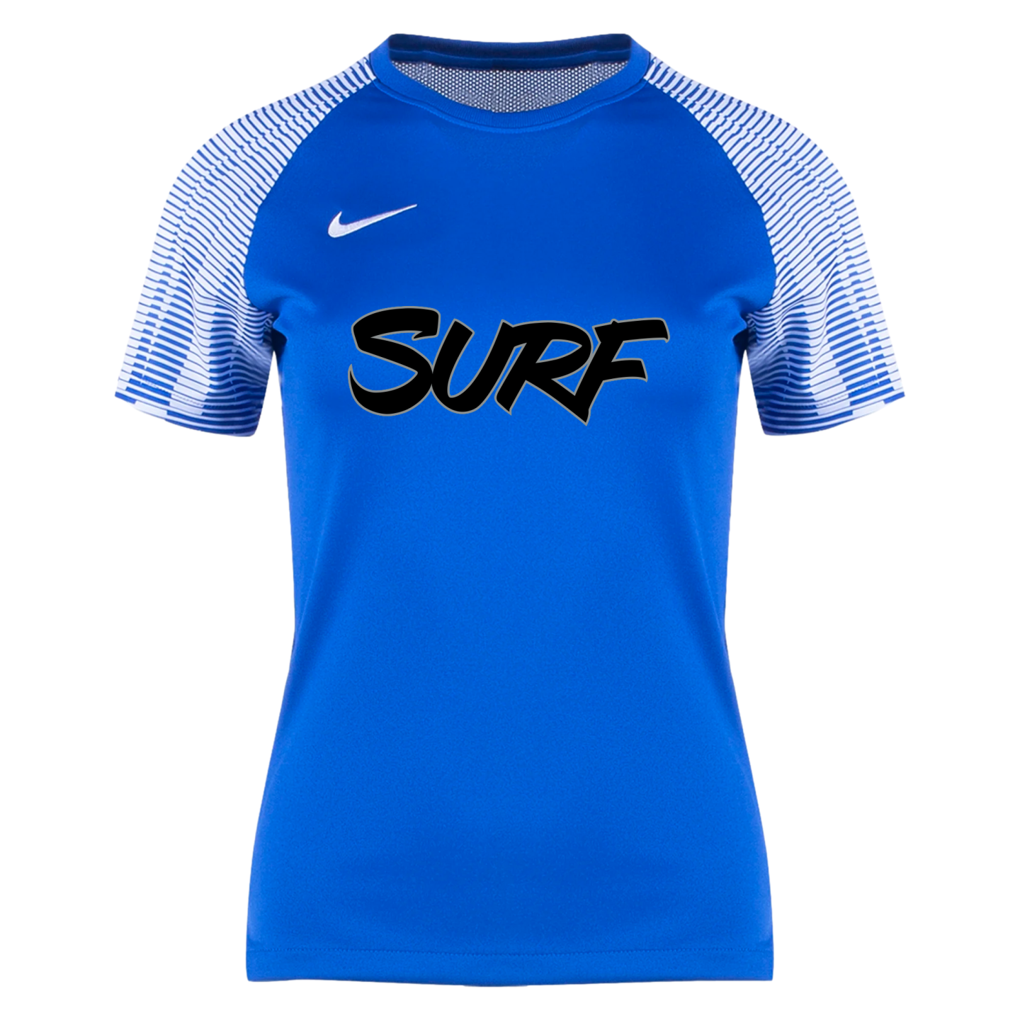 Camiseta Nike Academy 2023 para mujer, color azul real