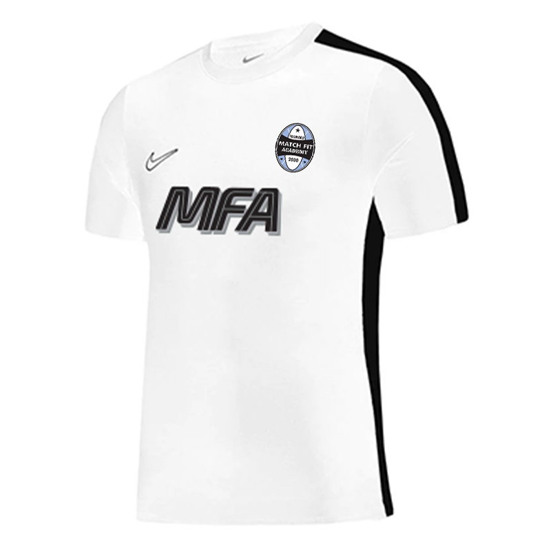 Camiseta Nike Dri-Fit Academy 23 de la MFA Coach 2024, color blanco