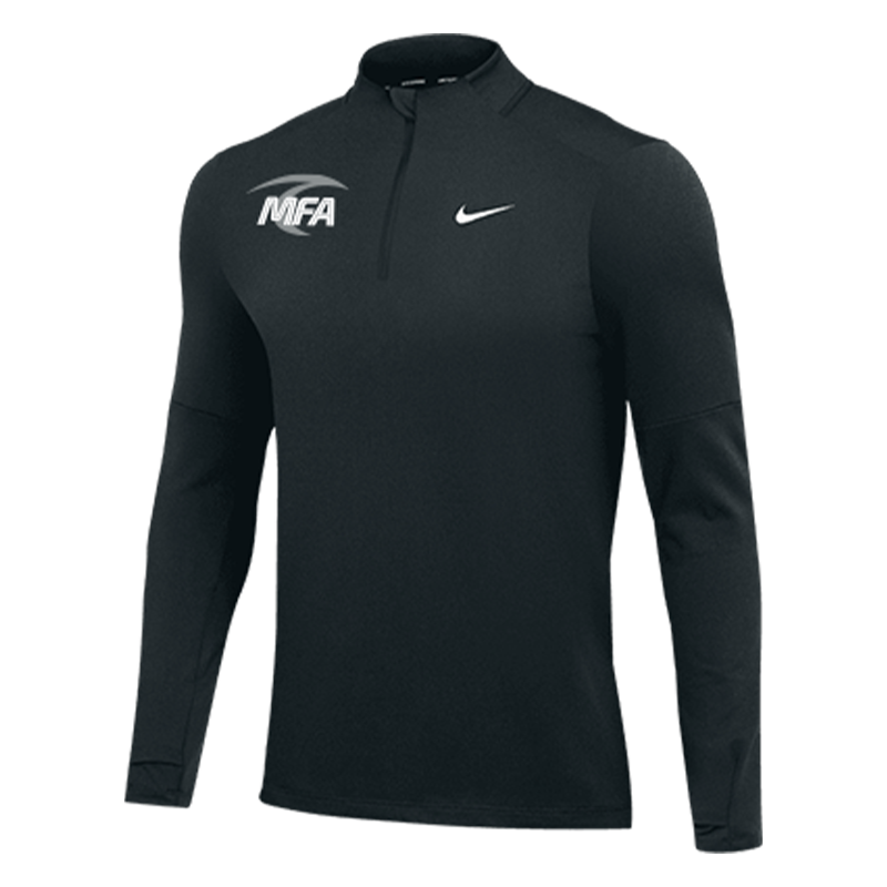 Camiseta Nike Element con media cremallera MFA Coach 2024 - Negra