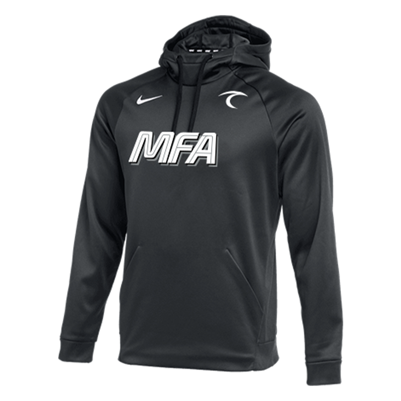 Sudadera con capucha Nike Therma 2024 de la MFA Coach en color antracita