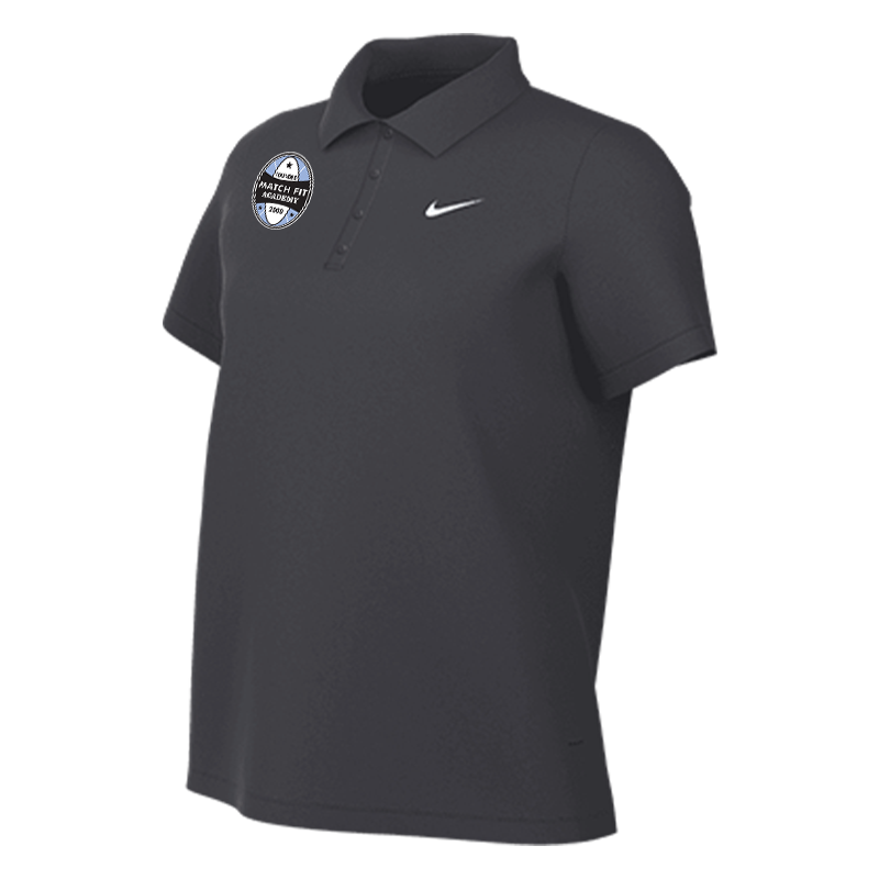 Polo Nike Team Dri-Fit Victory para mujer de la MFA Coach 2024 en color antracita