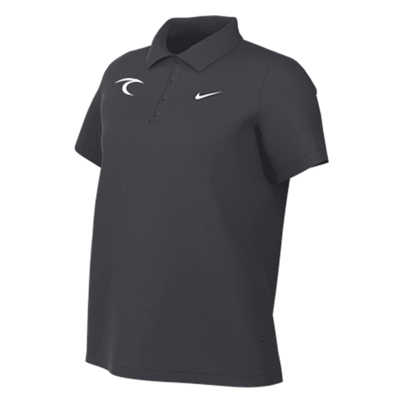 Polo Nike Team Dri-Fit Victory 2024 para mujer, color antracita